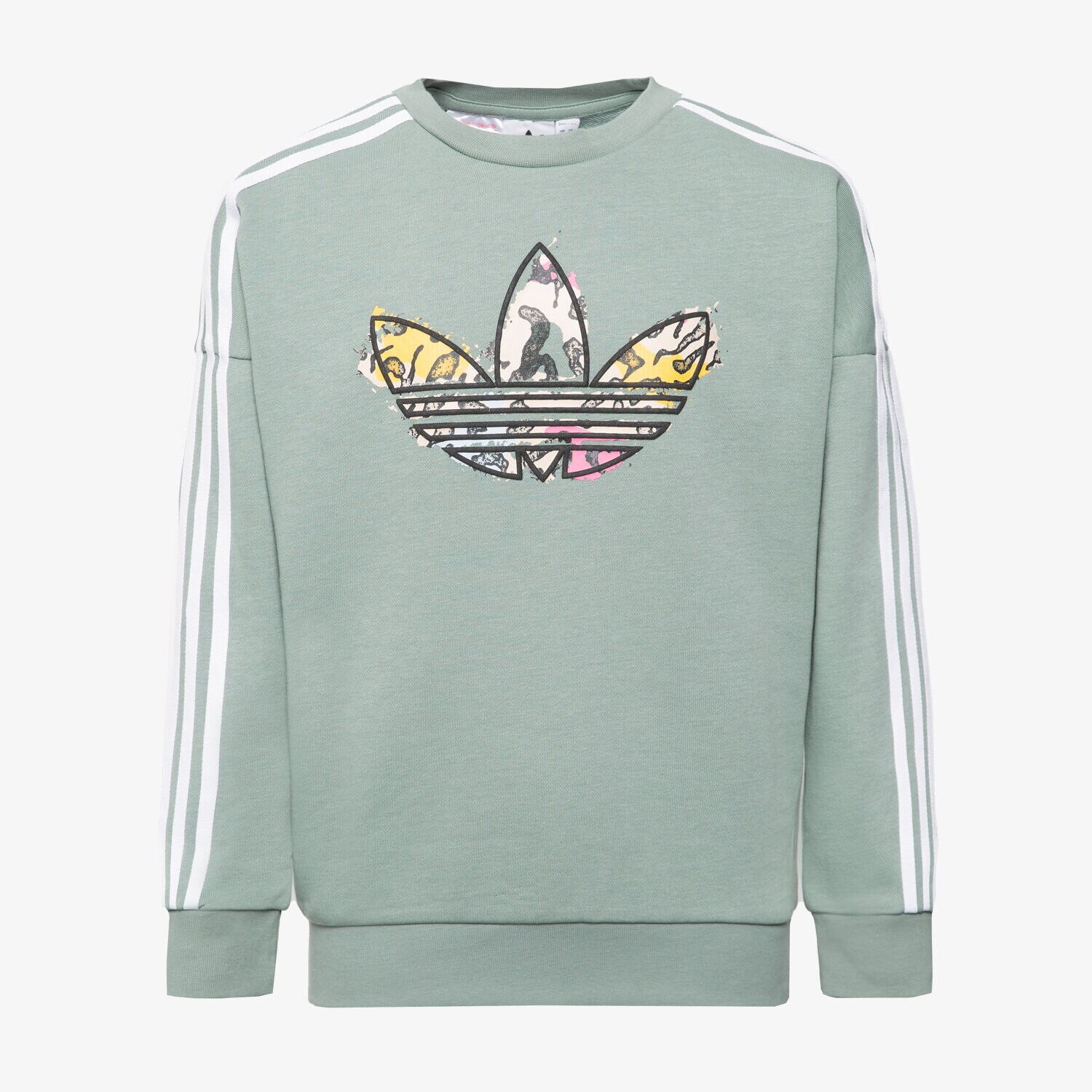 Kinder ADIDAS SWEATSHIRT CREW GIRL IB8596 Grau