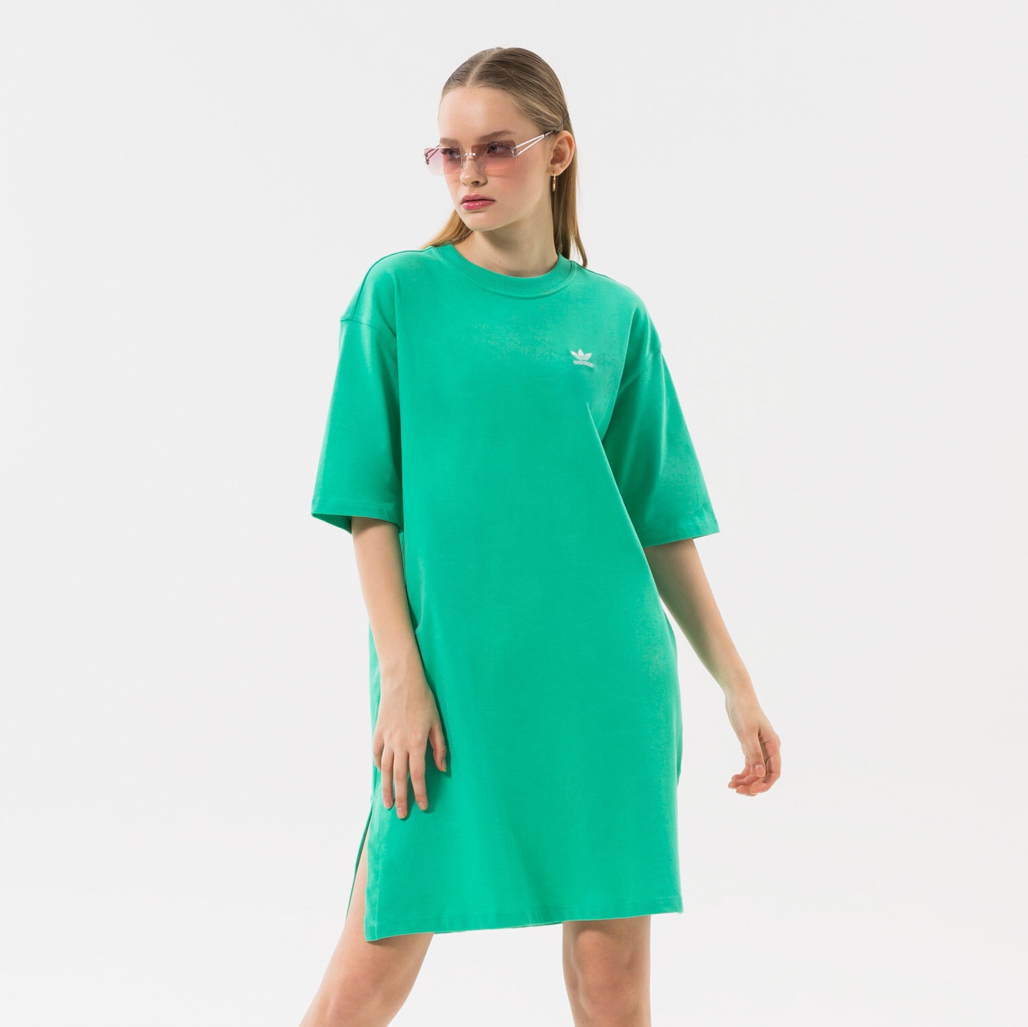 Damen Kleid ADIDAS KLEID HC2033 HC2033 Grün