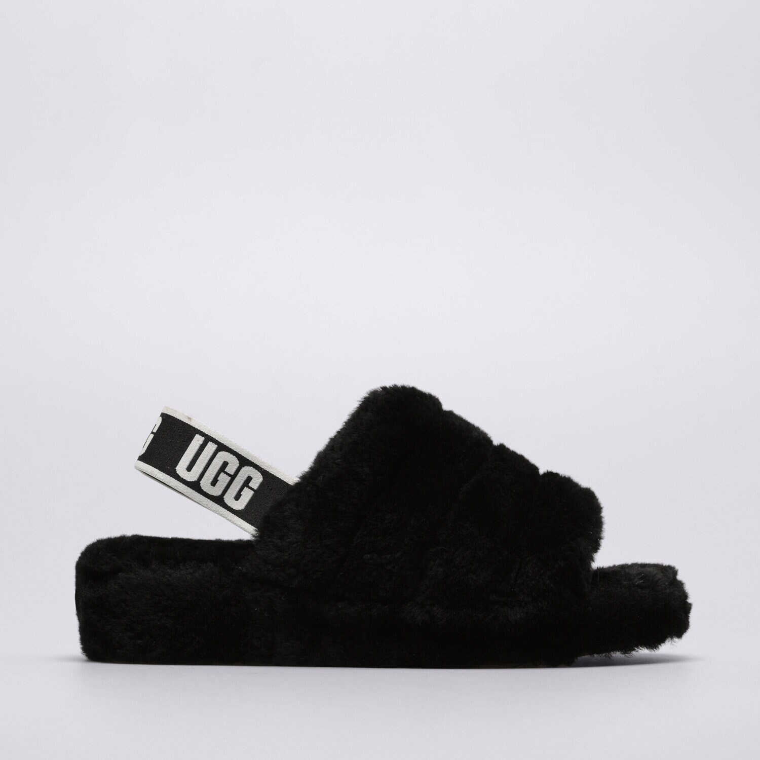 Damen Sandalen UGG FLUFF YEAH 1095119-BLACK Schwarz
