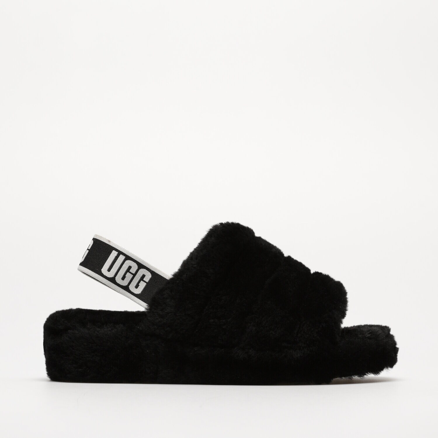 Black ugg slides deals
