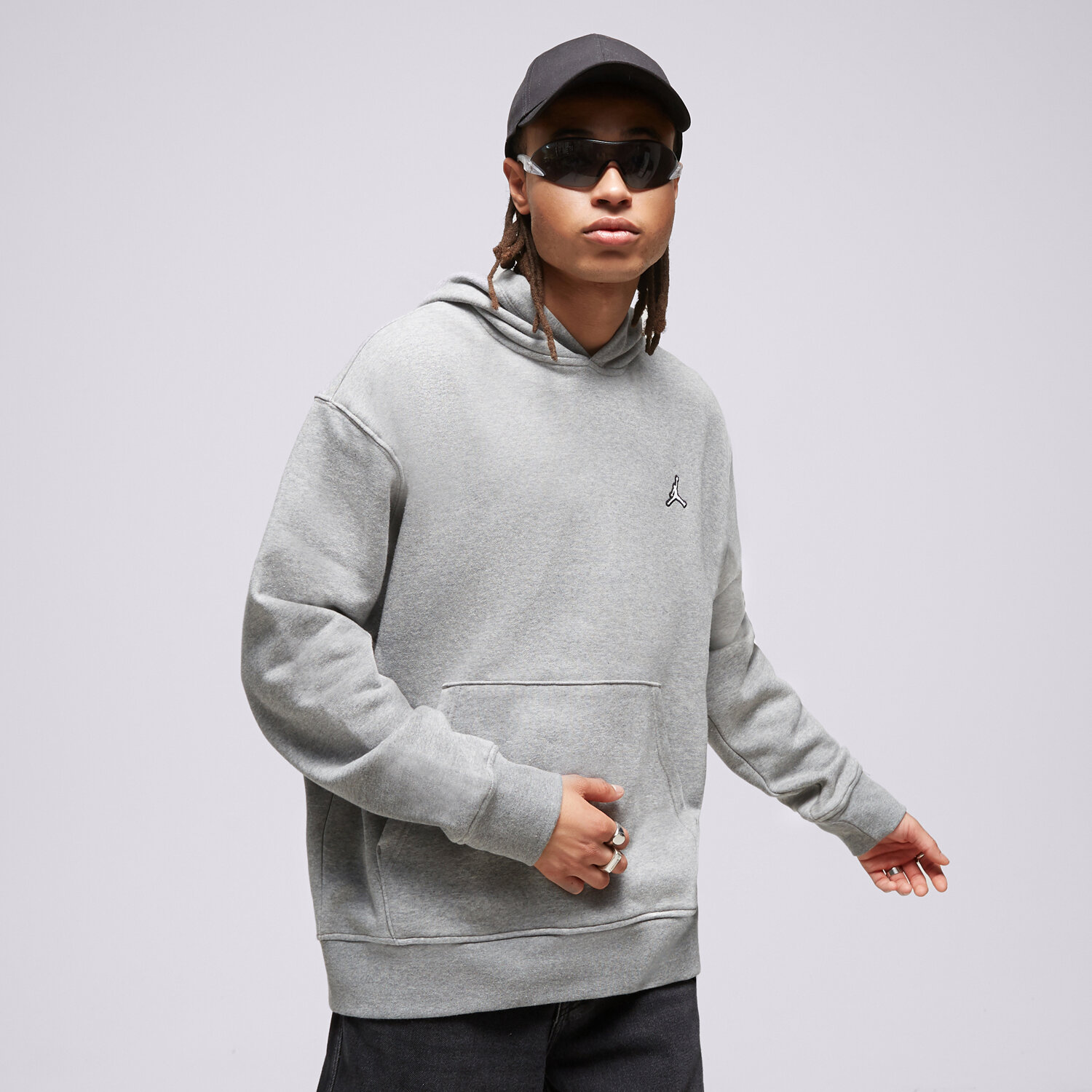 Herren JORDAN HOODIE M J ESS FLC PO DQ7466-091 Grau