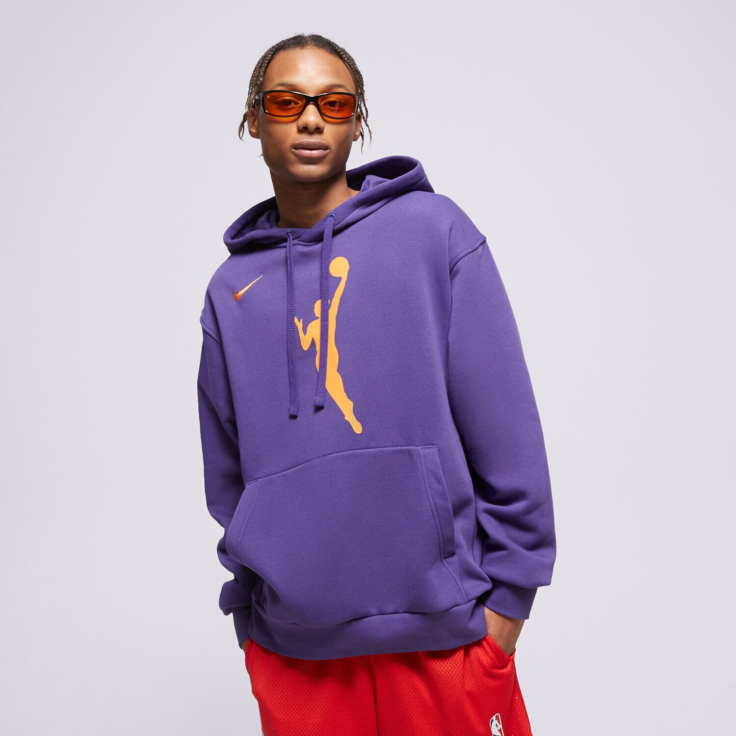 Herren NIKE HOODIE WNBA M NK PO FLC ESSNTL W13 NBA DR9596-566 Blau