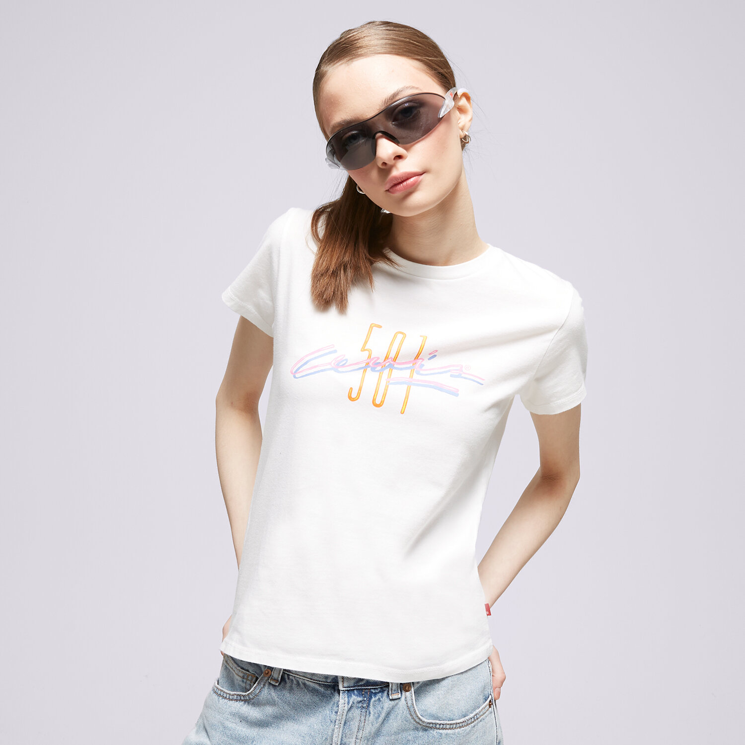 Damen T-Shirt LEVI'S T-SHIRT GRAPHIC AUTHENTIC 501 ANNIVERSARY A6126-0019 Multicolor