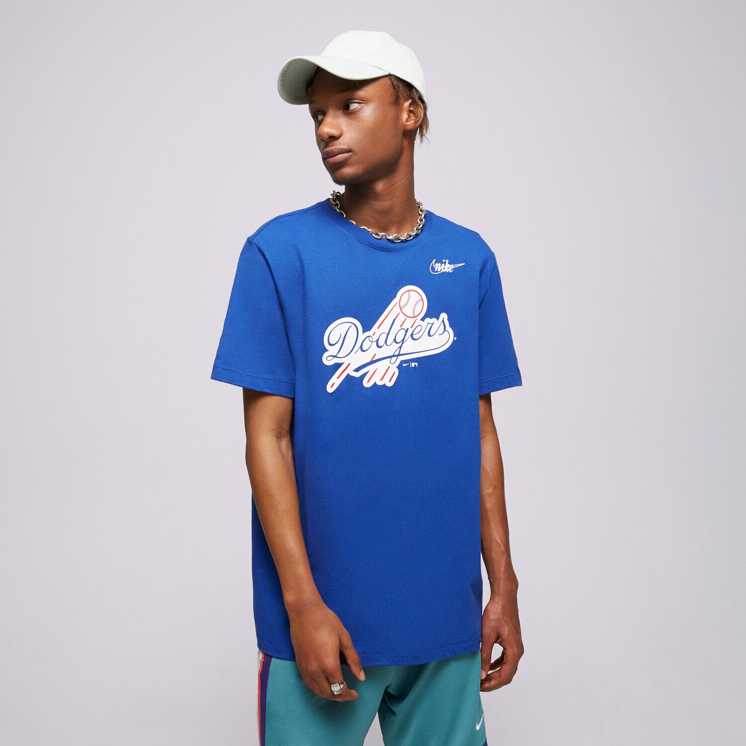 Herren T-Shirt NIKE T-SHIRT BROOKLYN DODGERS MLB N199-4EW-KB-GDO Blau