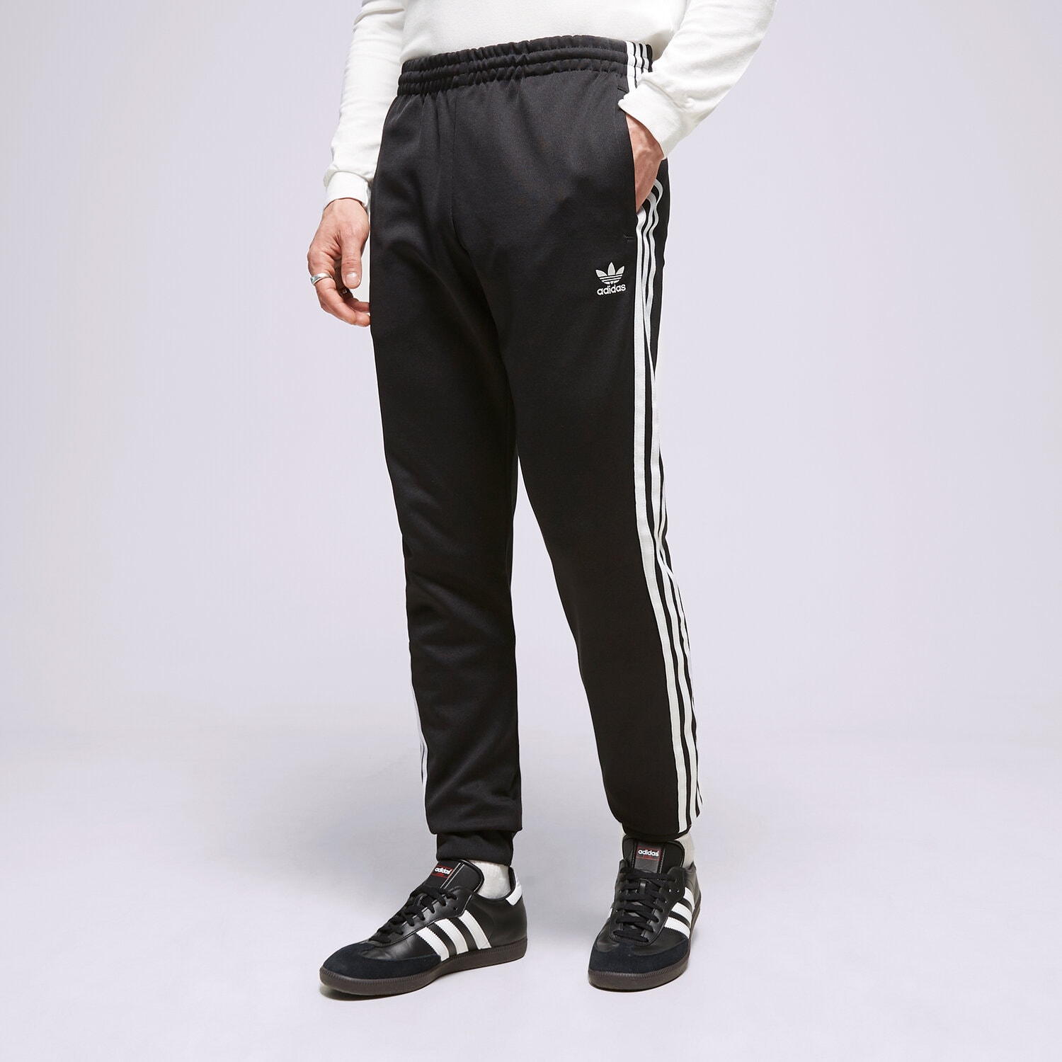 Herren Hosen ADIDAS HOSE SSTP BLK PANTS IA4791 Schwarz