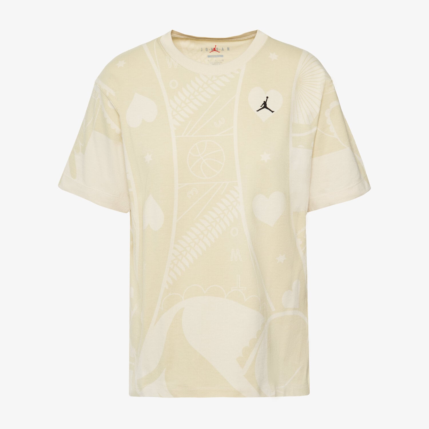 Damen T-Shirt JORDAN T-SHIRT FLIGHT BOXY T-SHIRT DQ4591-234 Beige