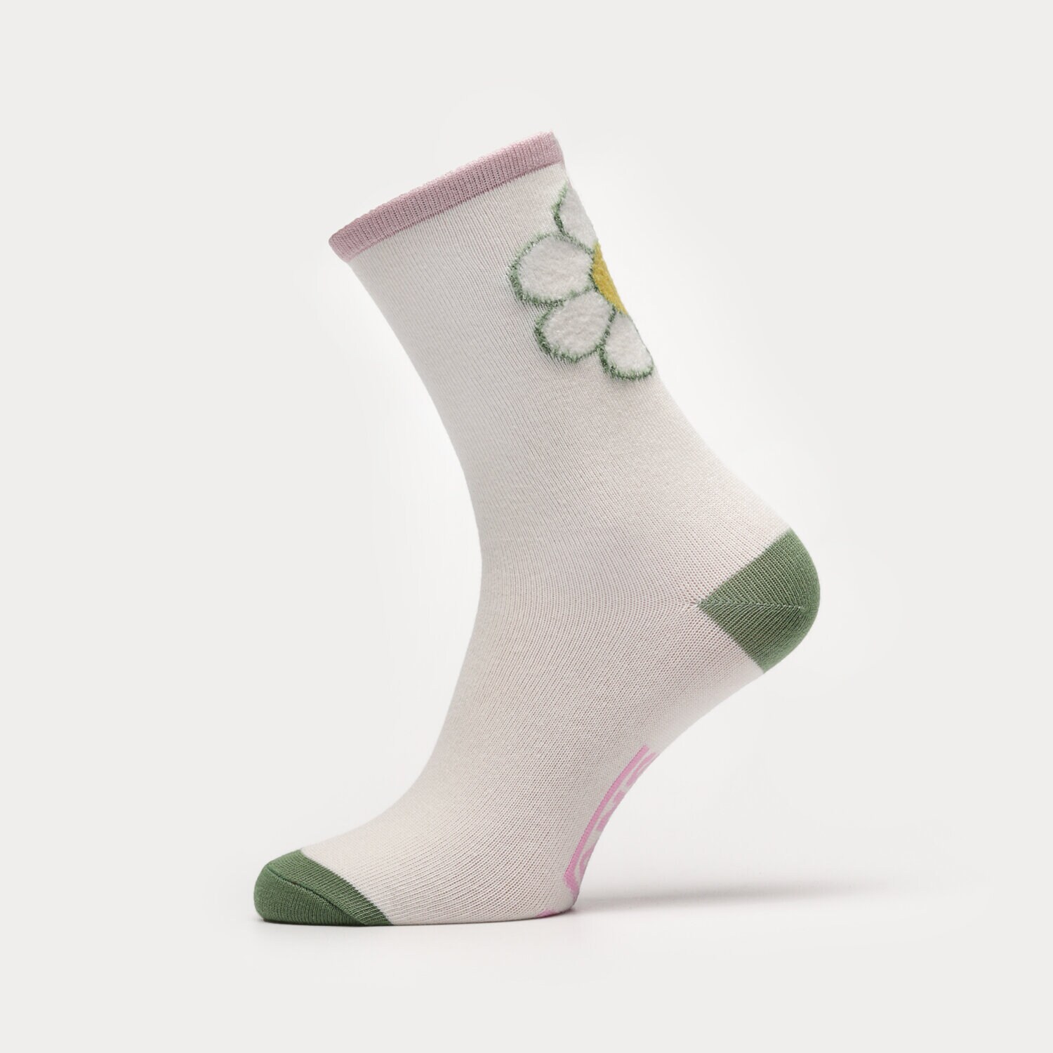 Damen Socken VANS SOCKEN OVERSIZED FLORAL SOCK VN00074KFS8 Weiß