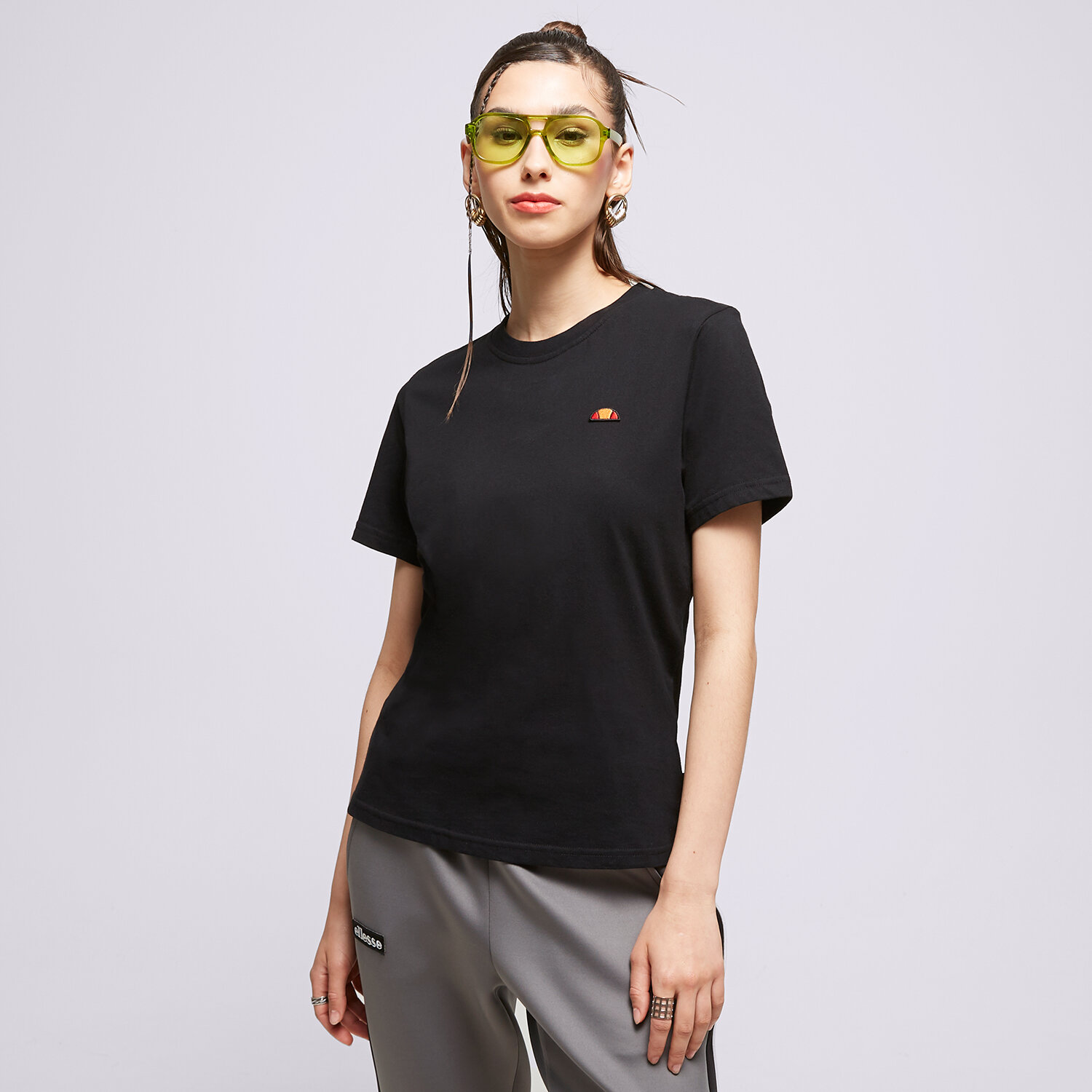 Damen T-Shirt ELLESSE T-SHIRT MELINDA BLACK SMG19604011 Schwarz