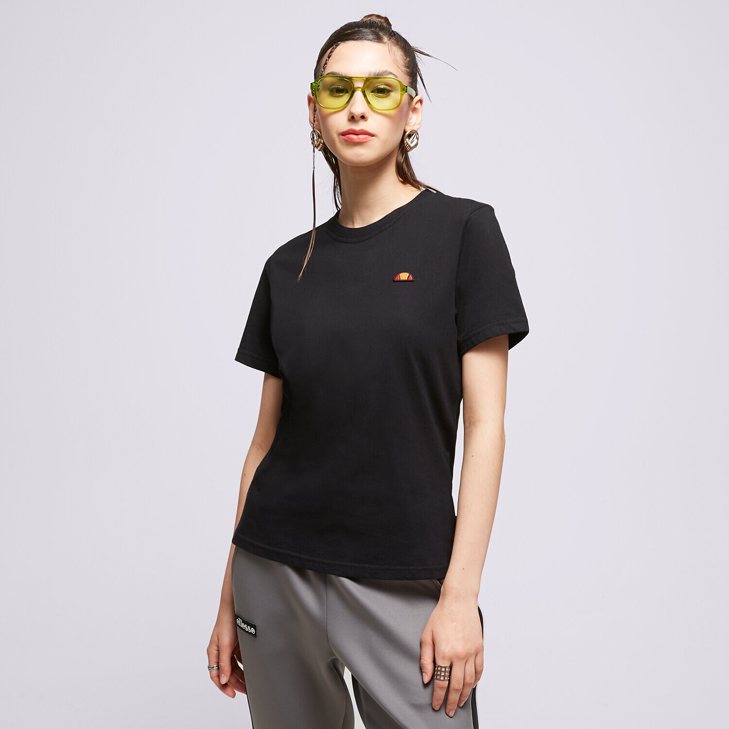 Damen T-Shirt ELLESSE T-SHIRT MELINDA BLACK SMG19604011 Schwarz