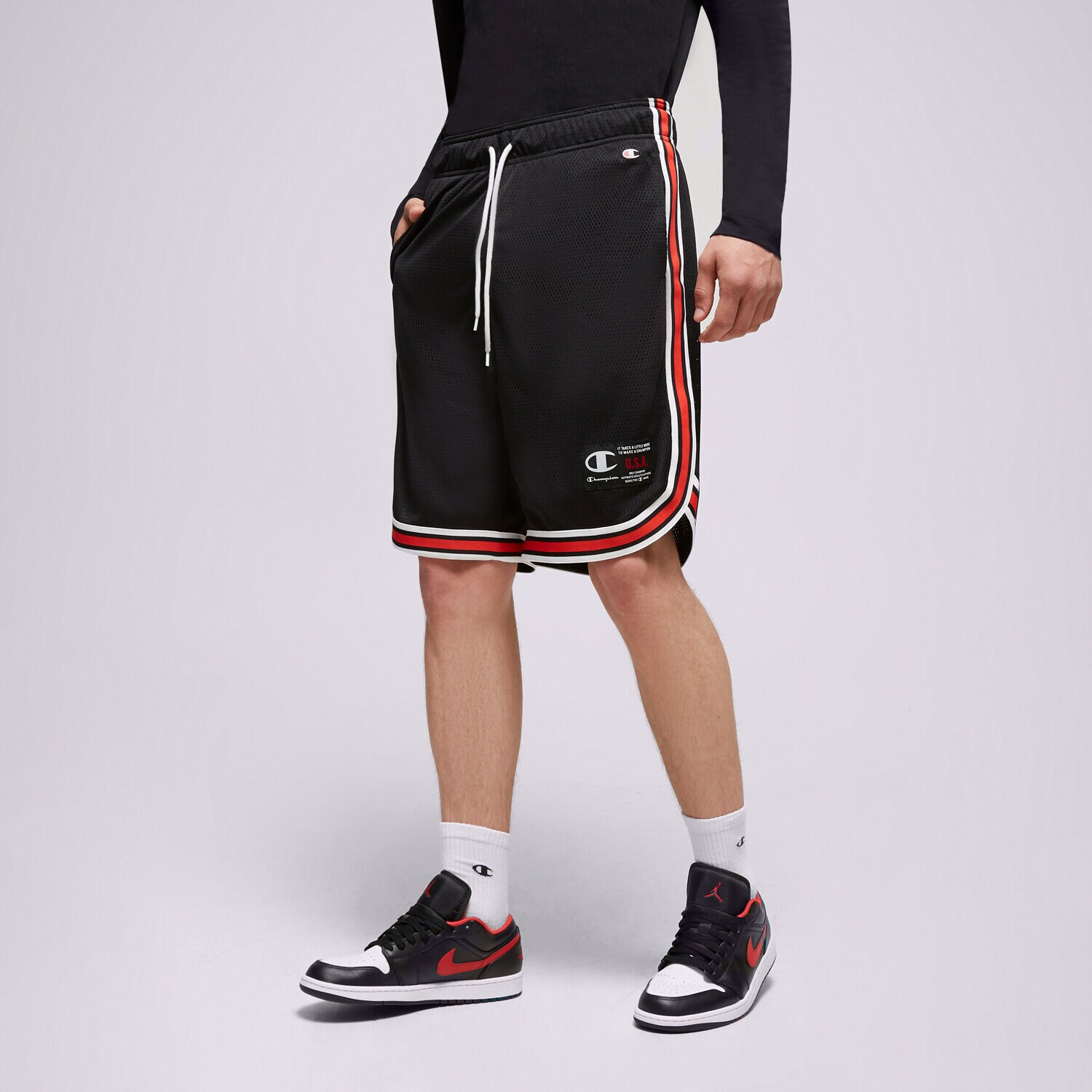 Herren Shorts CHAMPION SHORTS BERMUDA 218770KK001 Schwarz