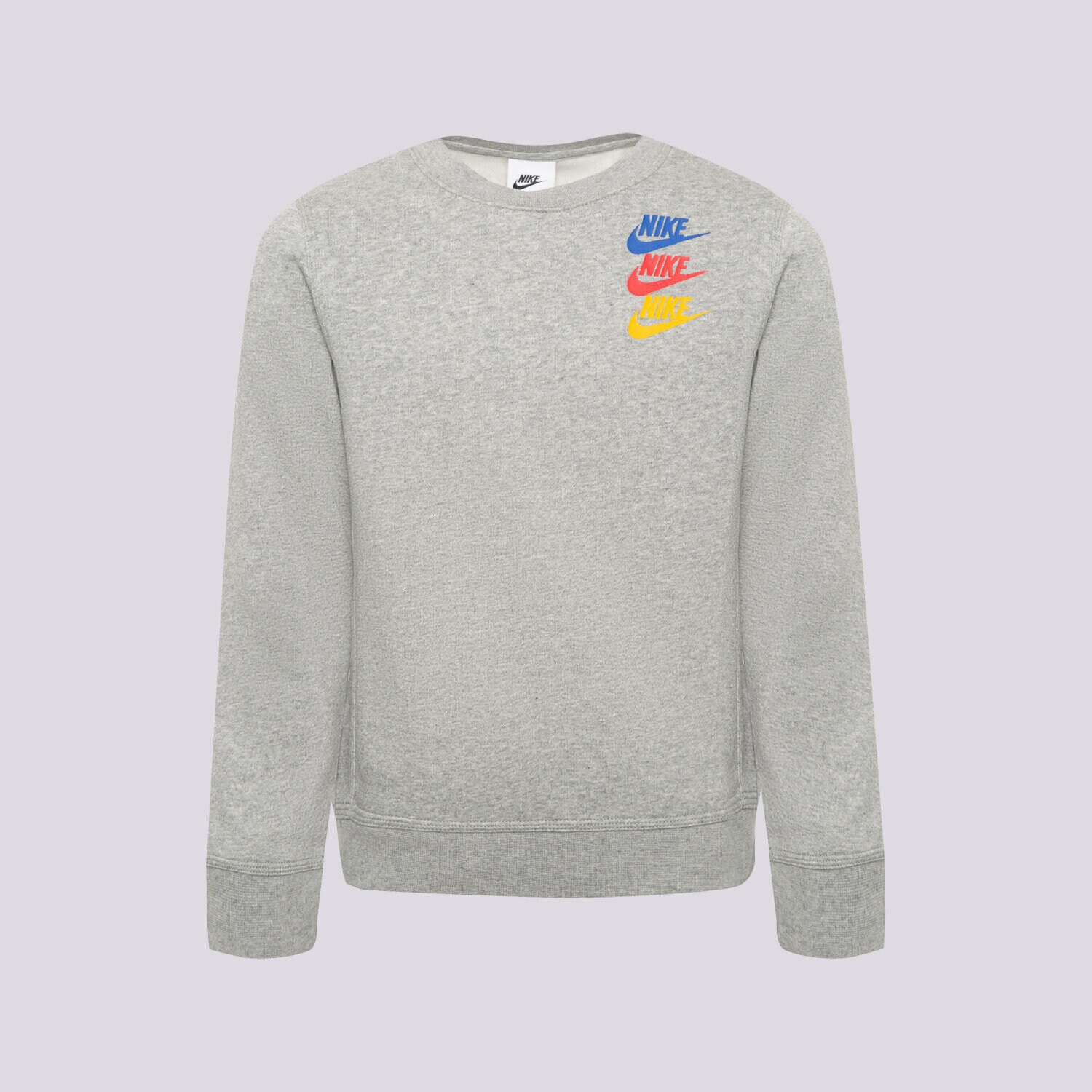 Kinder NIKE SWEATSHIRT B NSW SI FLC CREW BB FD1199-063 Grau