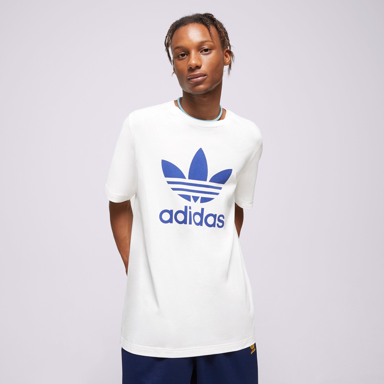 Herren T-Shirt ADIDAS T-SHIRT TREFOIL T-SHIRT IA4813 Weiß