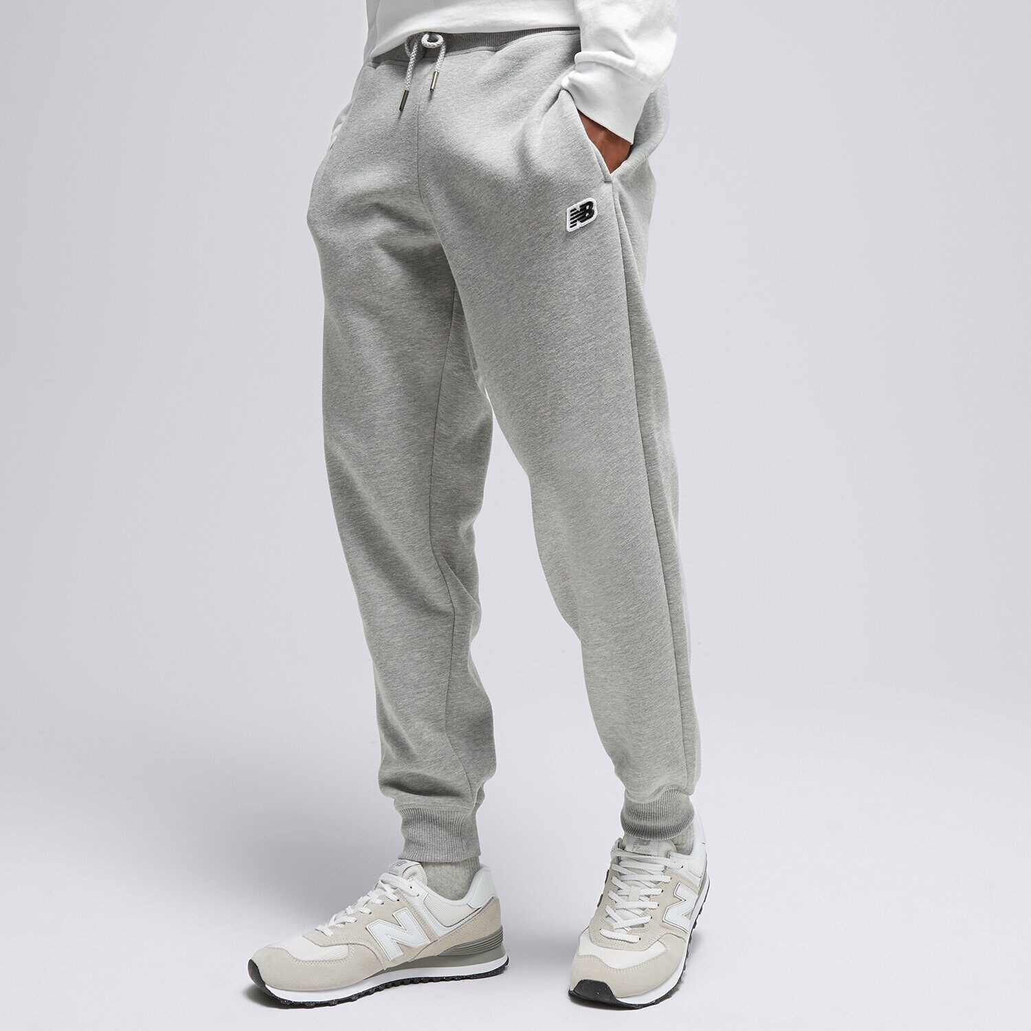 Herren Hosen NEW BALANCE HOSE SMALL PACK PANT HOSE MP23600AG Grau