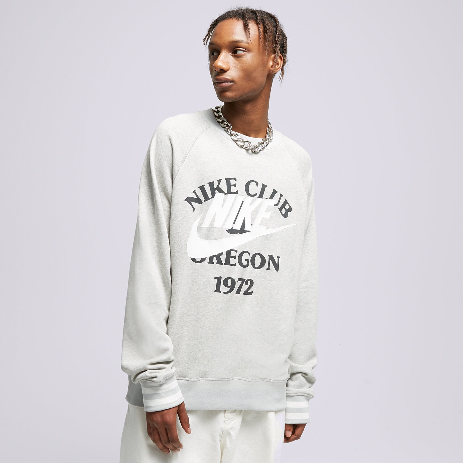 Herren NIKE SWEATSHIRT DD6165 DD6165-050 Grau