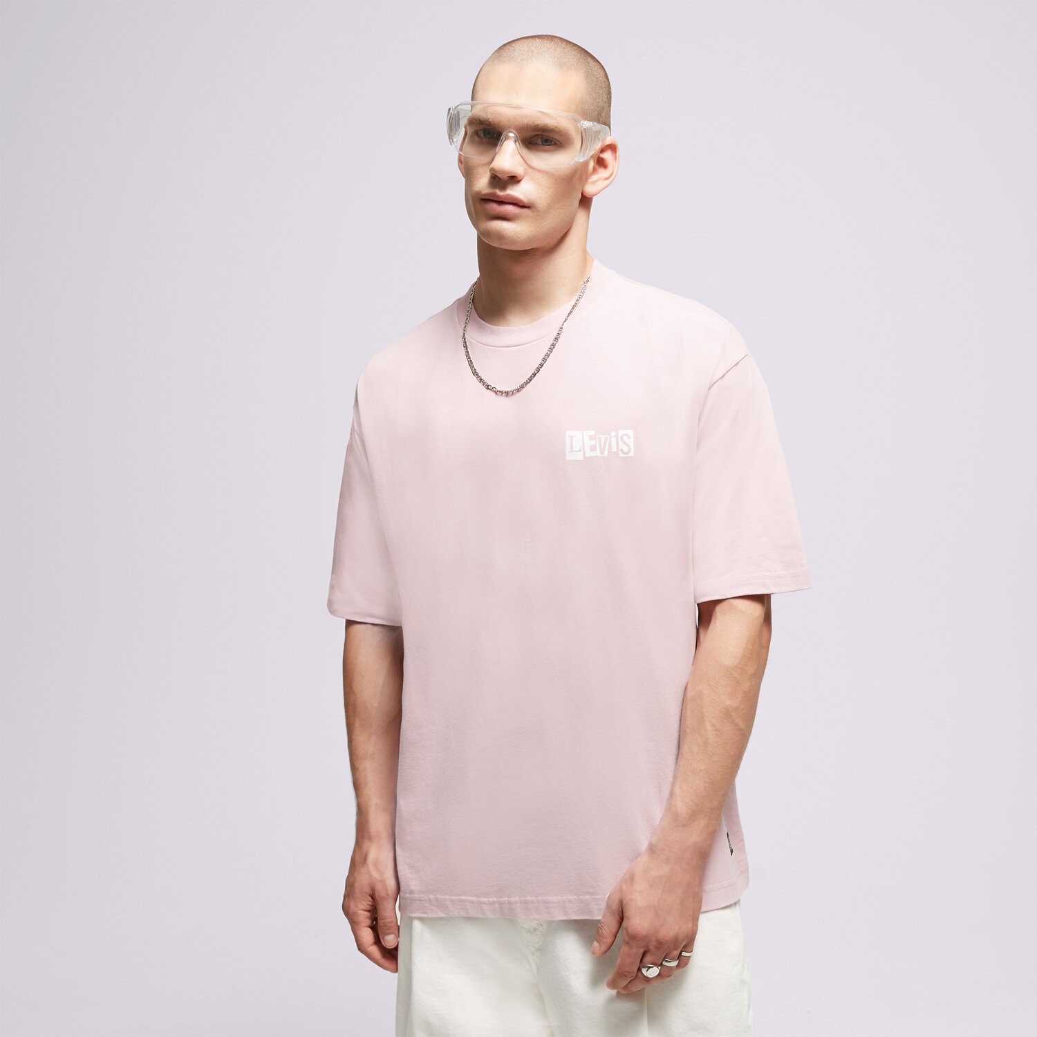 Herren T-Shirt LEVI'S T-SHIRT SKATE GRAPHIC BOX A1005-0014 Rosa