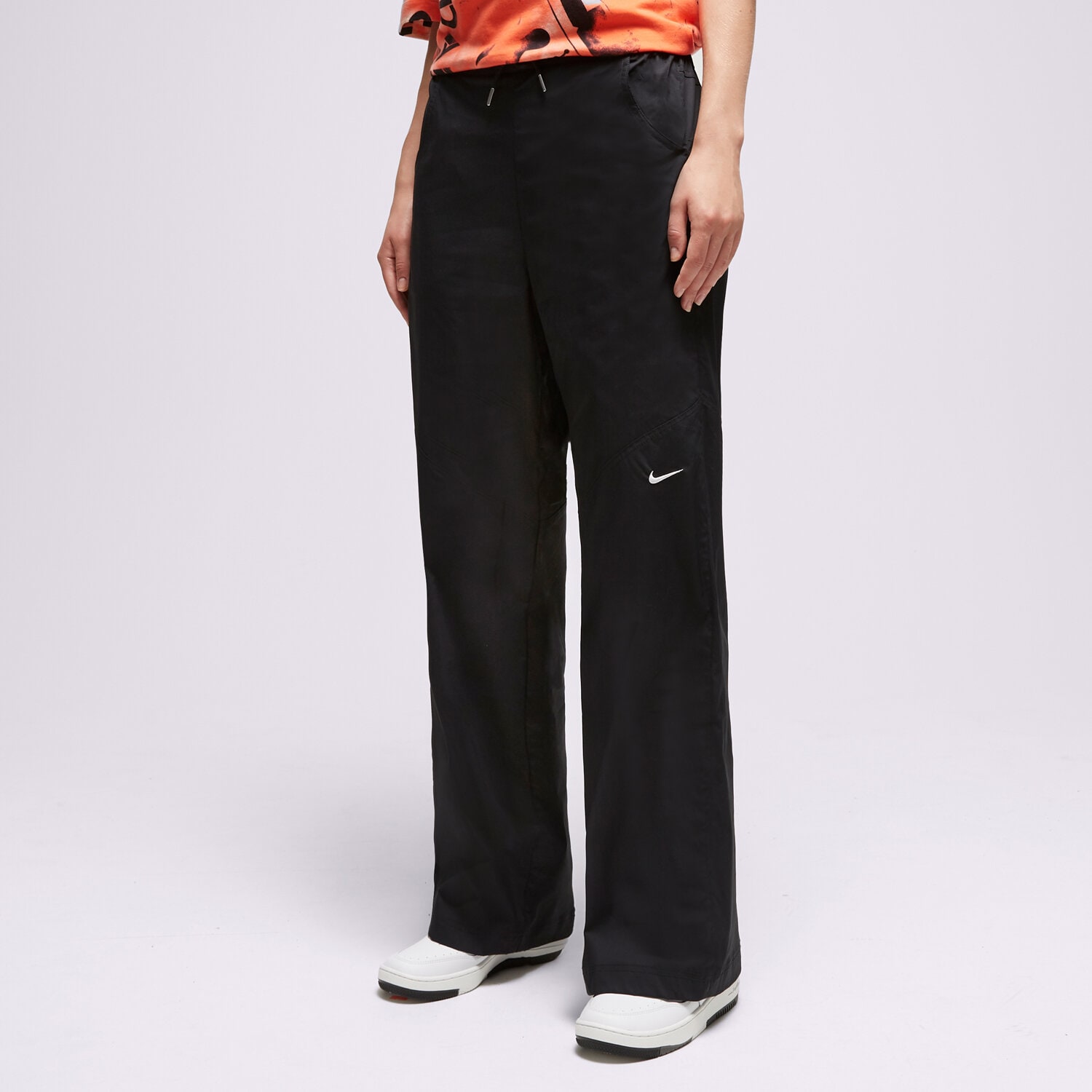 Damen Hosen NIKE HOSE W NSW ESSNTL WVN HR OH FB8284-010 Schwarz
