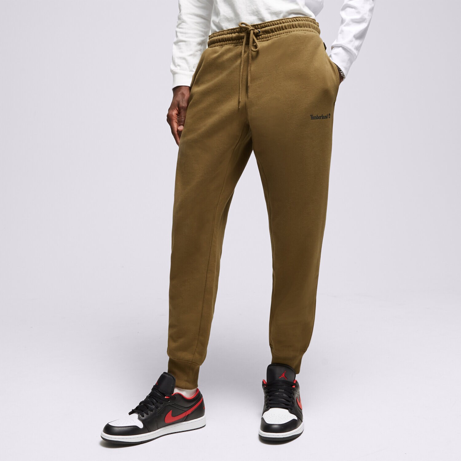Herren Hosen TIMBERLAND HOSE SMALL LOGO PRINT TB0A5PF43021 Khaki