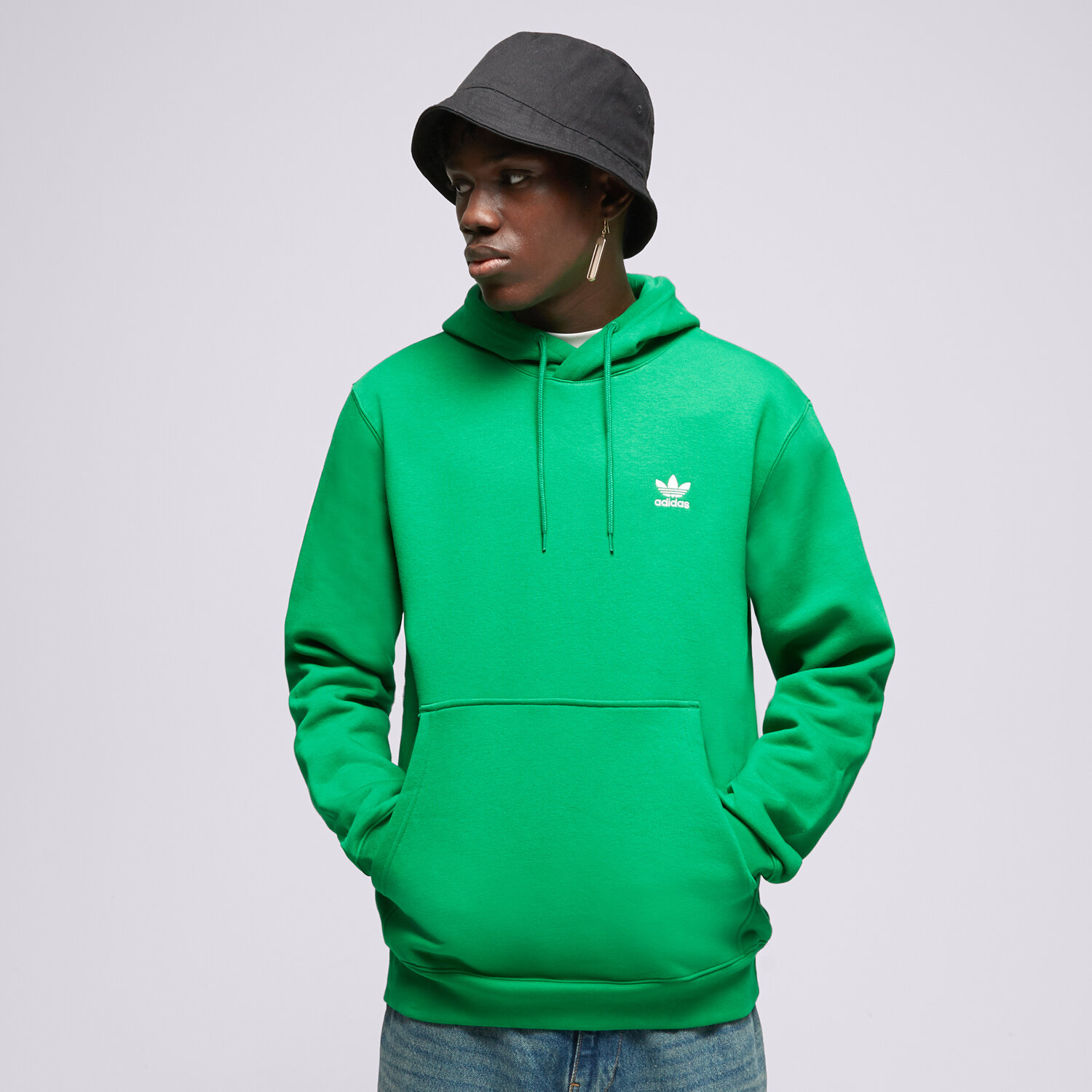 Herren ADIDAS HOODIE ESSENTIAL HOODY IM4528 Grün
