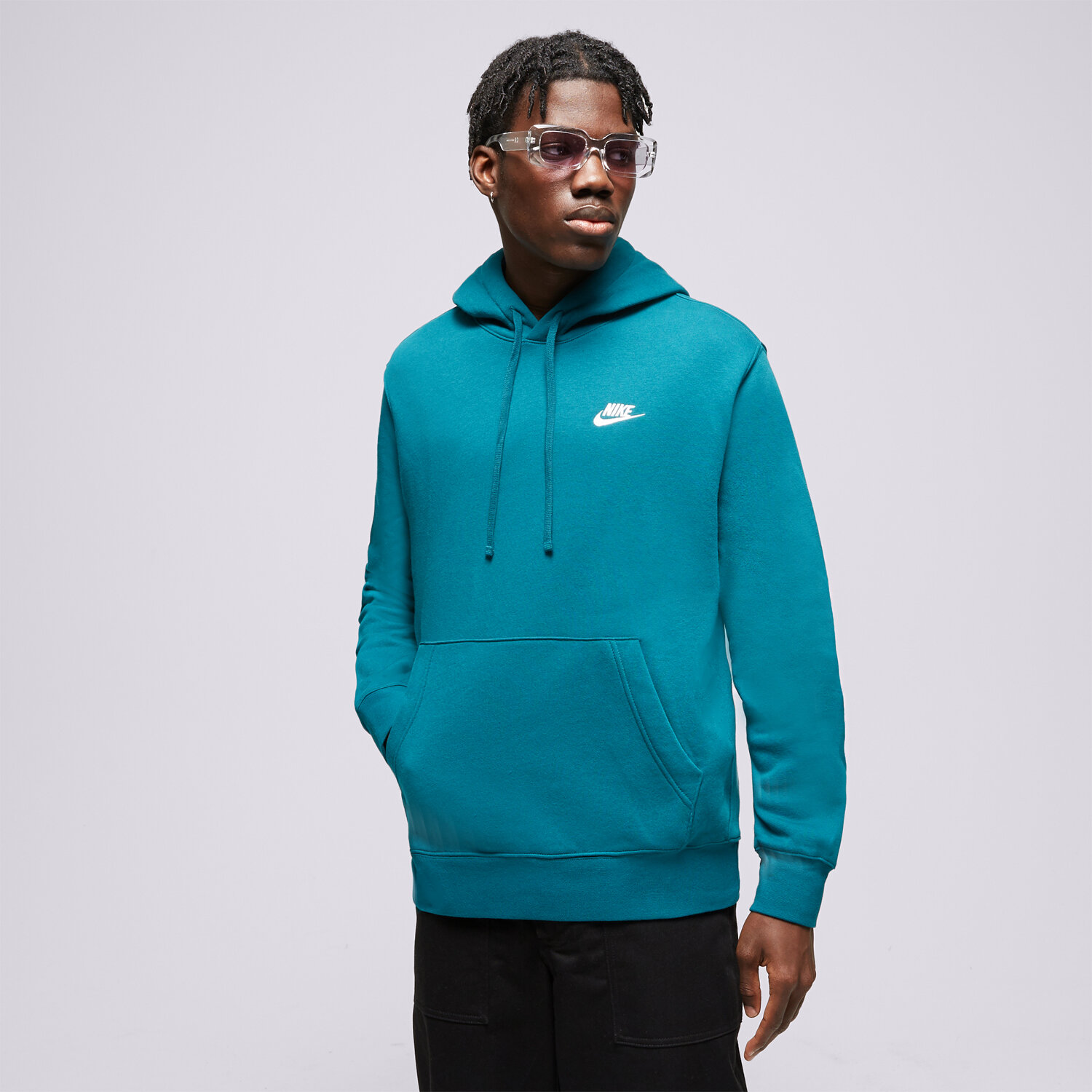 Herren NIKE HOODIE NIKE SPORTSWEAR CLUB BV2654-381 Blau