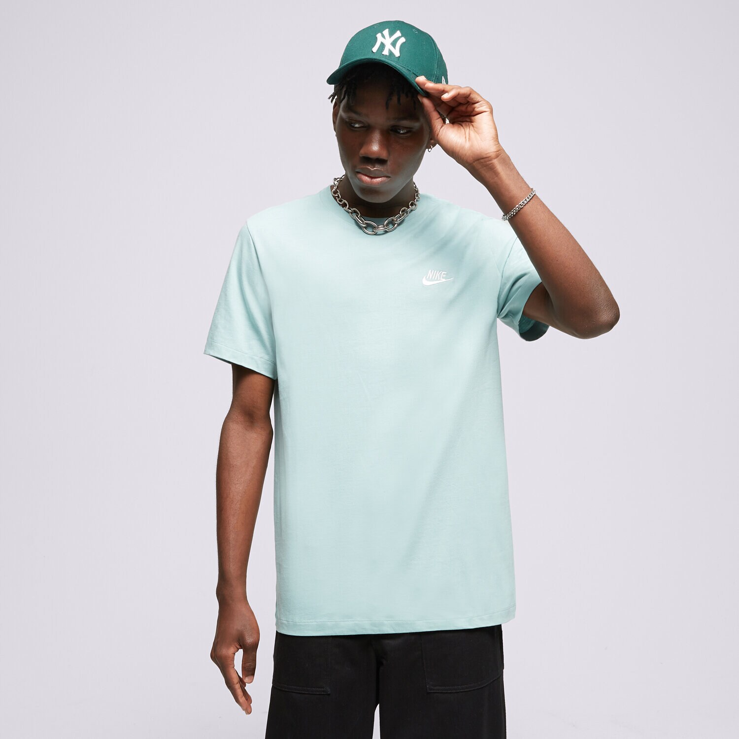 Herren T-Shirt NIKE T-SHIRT NIKE SPORTSWEAR CLUB AR4997-310 Türkis