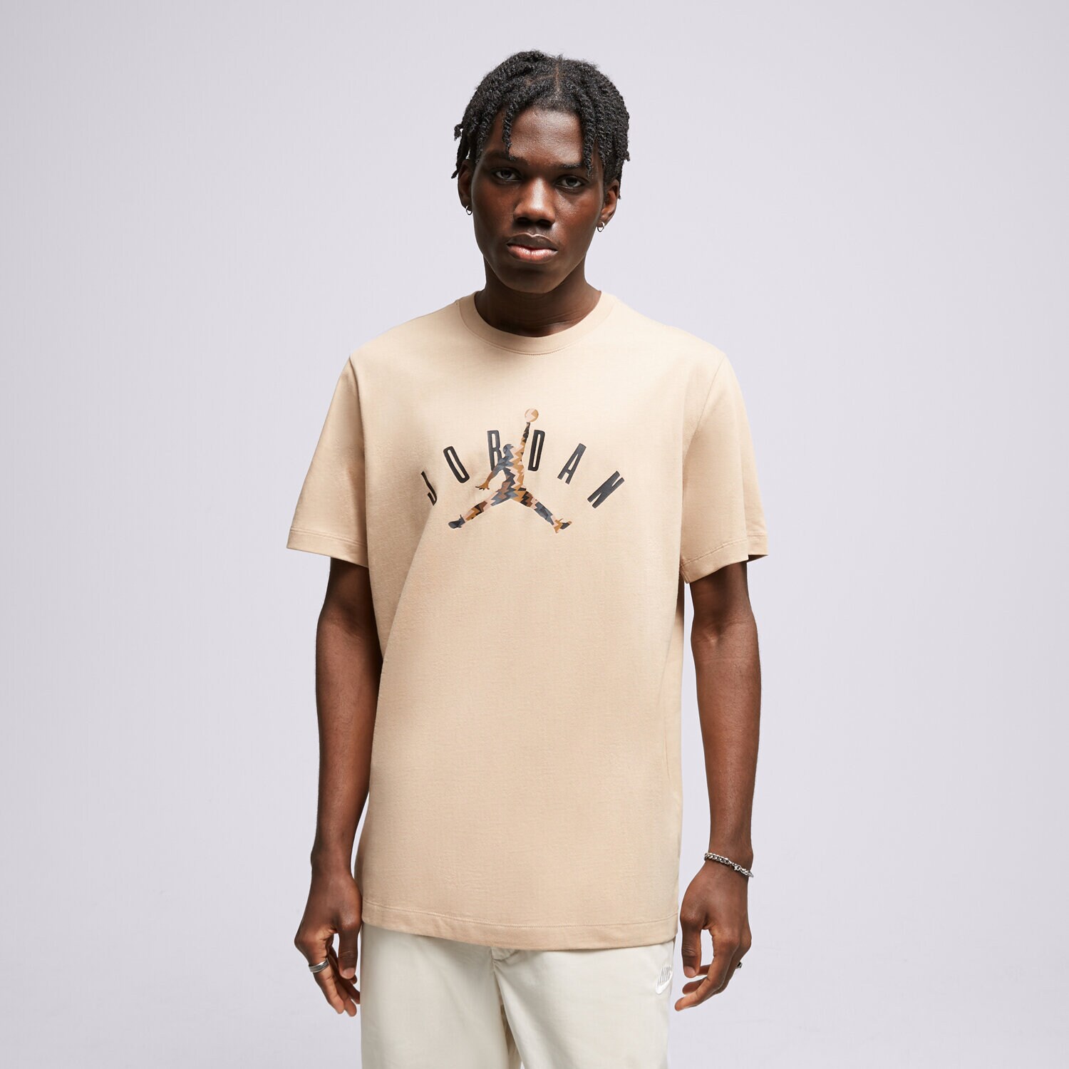 Herren T-Shirt JORDAN T-SHIRT M J FLT MVP JM SS CREW FB7365-200 Beige