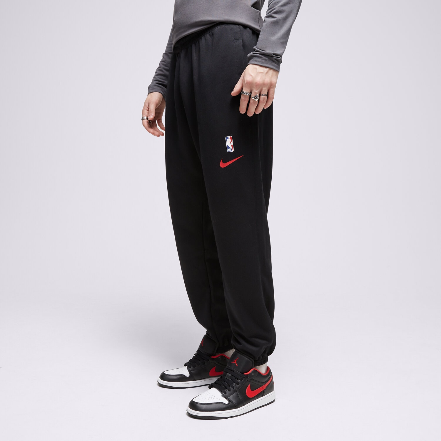 Herren Hosen NIKE HOSE CHI MNK DF SPTLIGHT PNT NBA FB3650-010 Schwarz