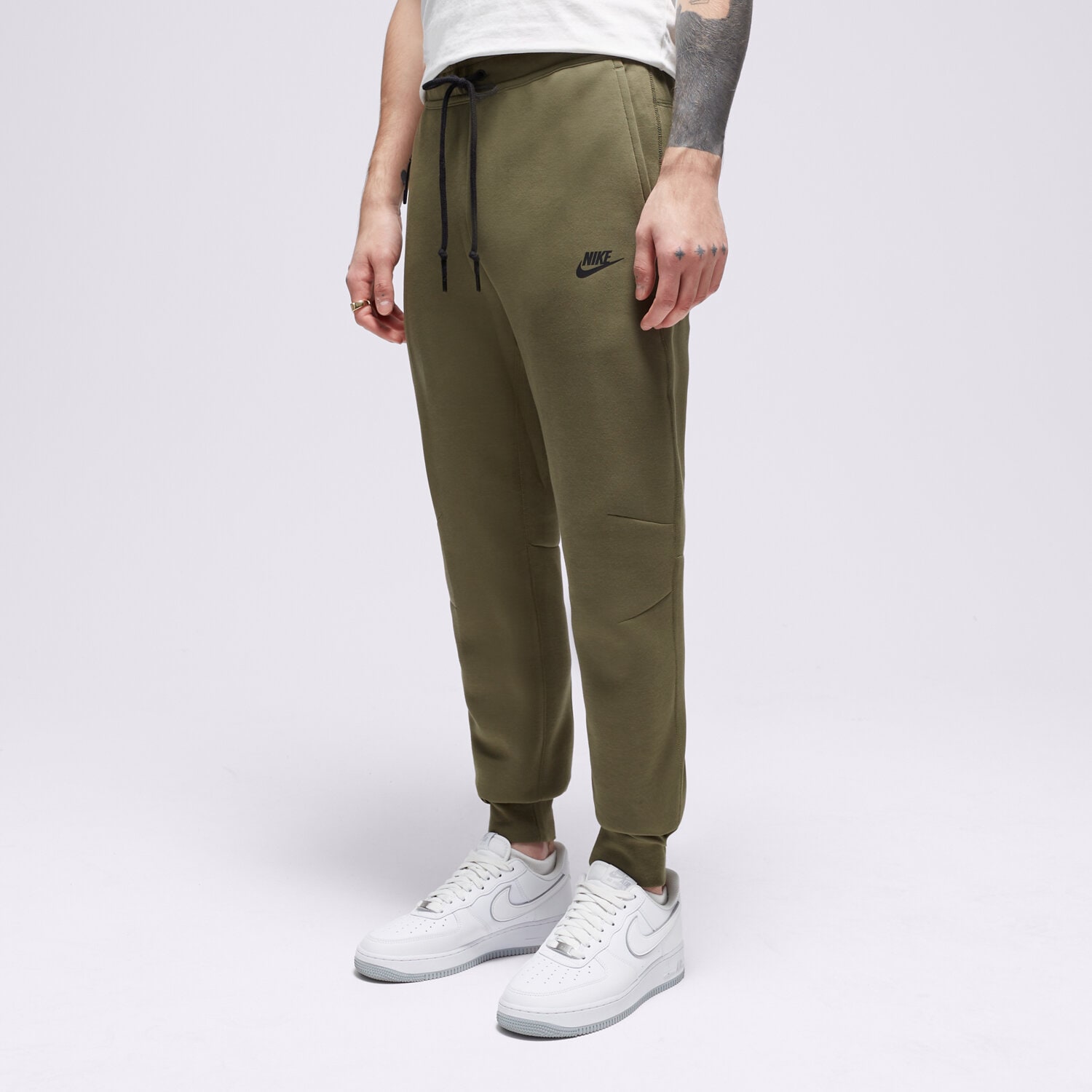 Herren Hosen NIKE HOSE M NK TCH FLC JGGR FB8002-222 Khaki