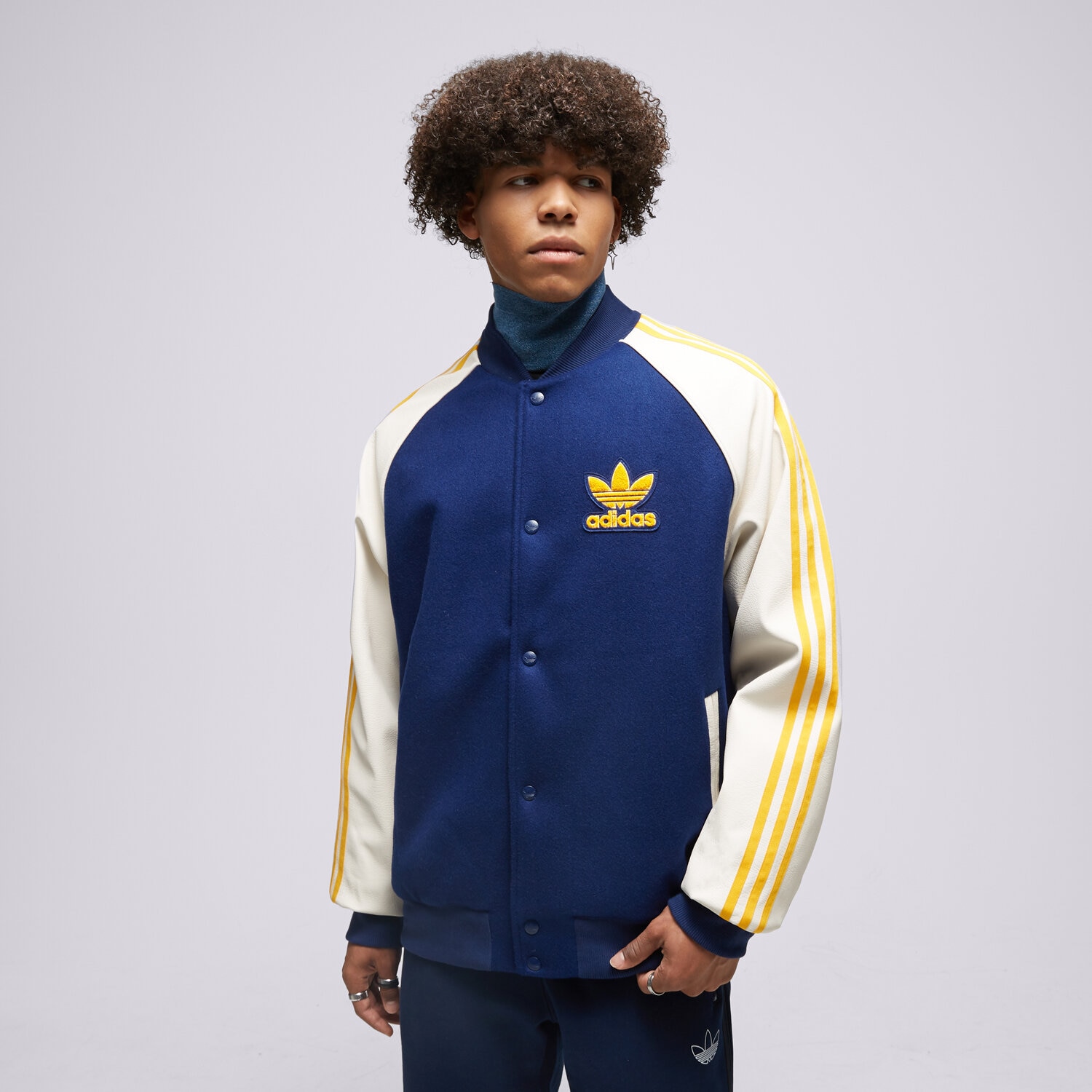 Herren Übergangsjacke ADIDAS JACKE SST VARSITY IL2574 Blau