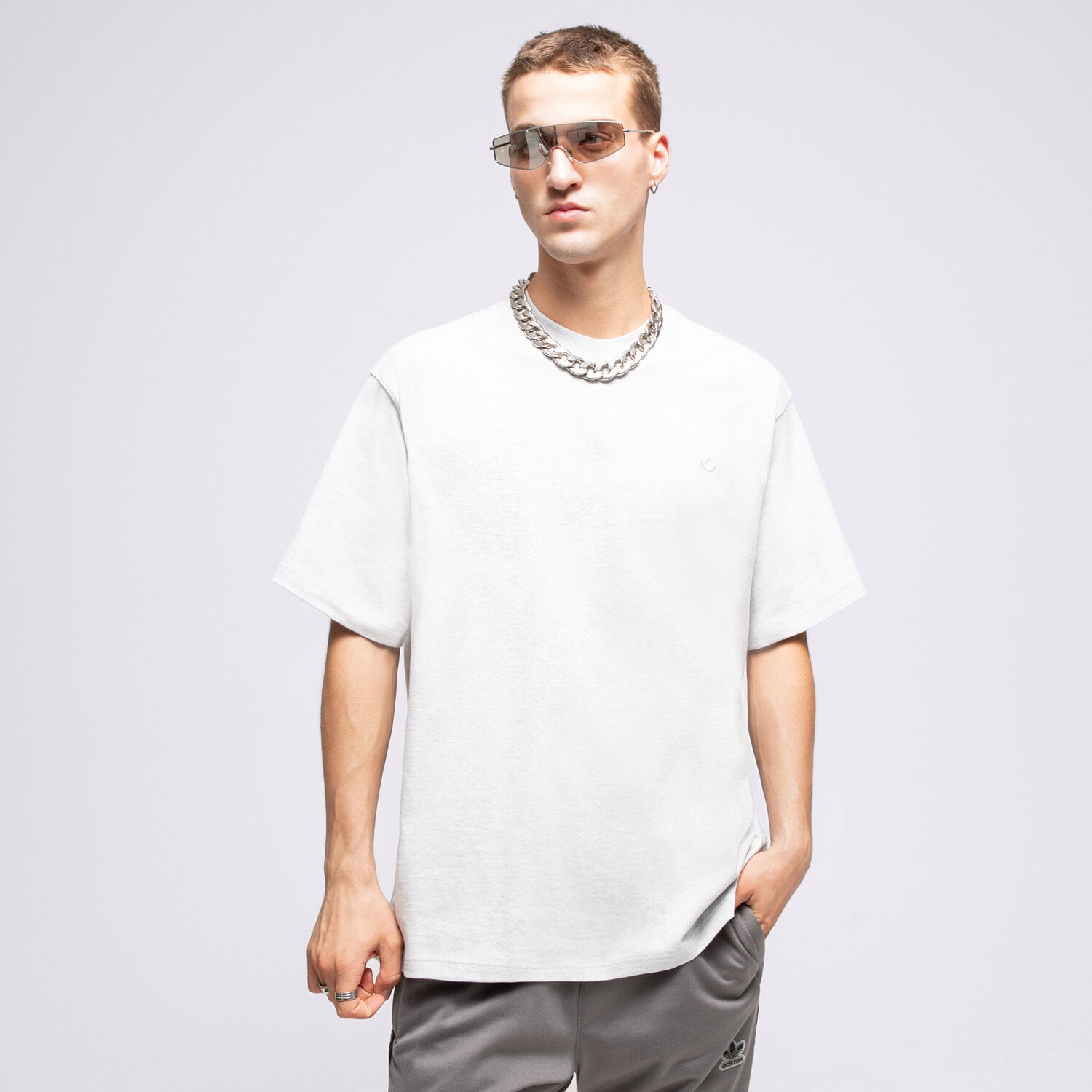 Herren T-Shirt ADIDAS T-SHIRT C TEE IB9473 Grau