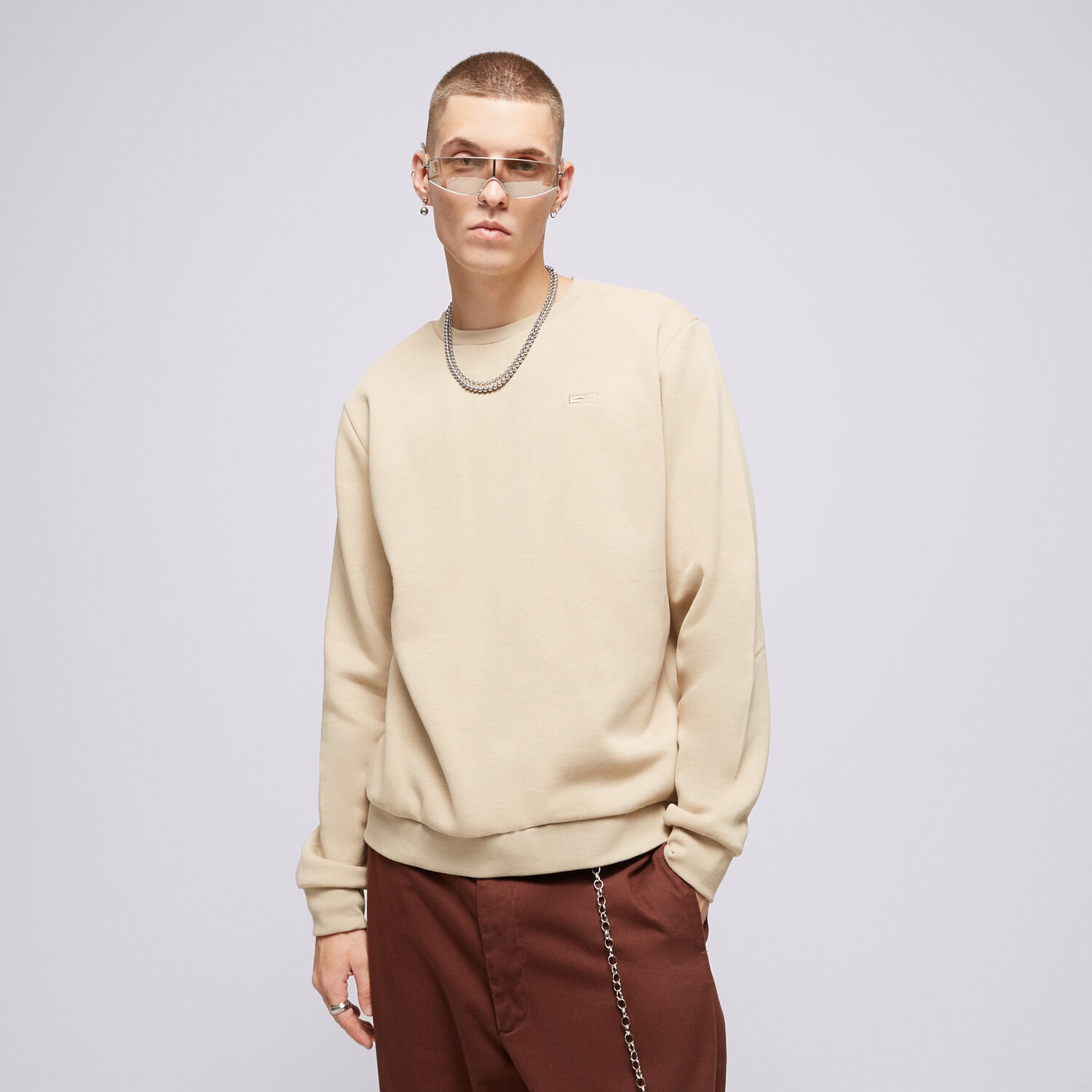 Herren CONFRONT SWEATSHIRT ESSENTIAL CREW BEIGE CF323BLM92001 Beige