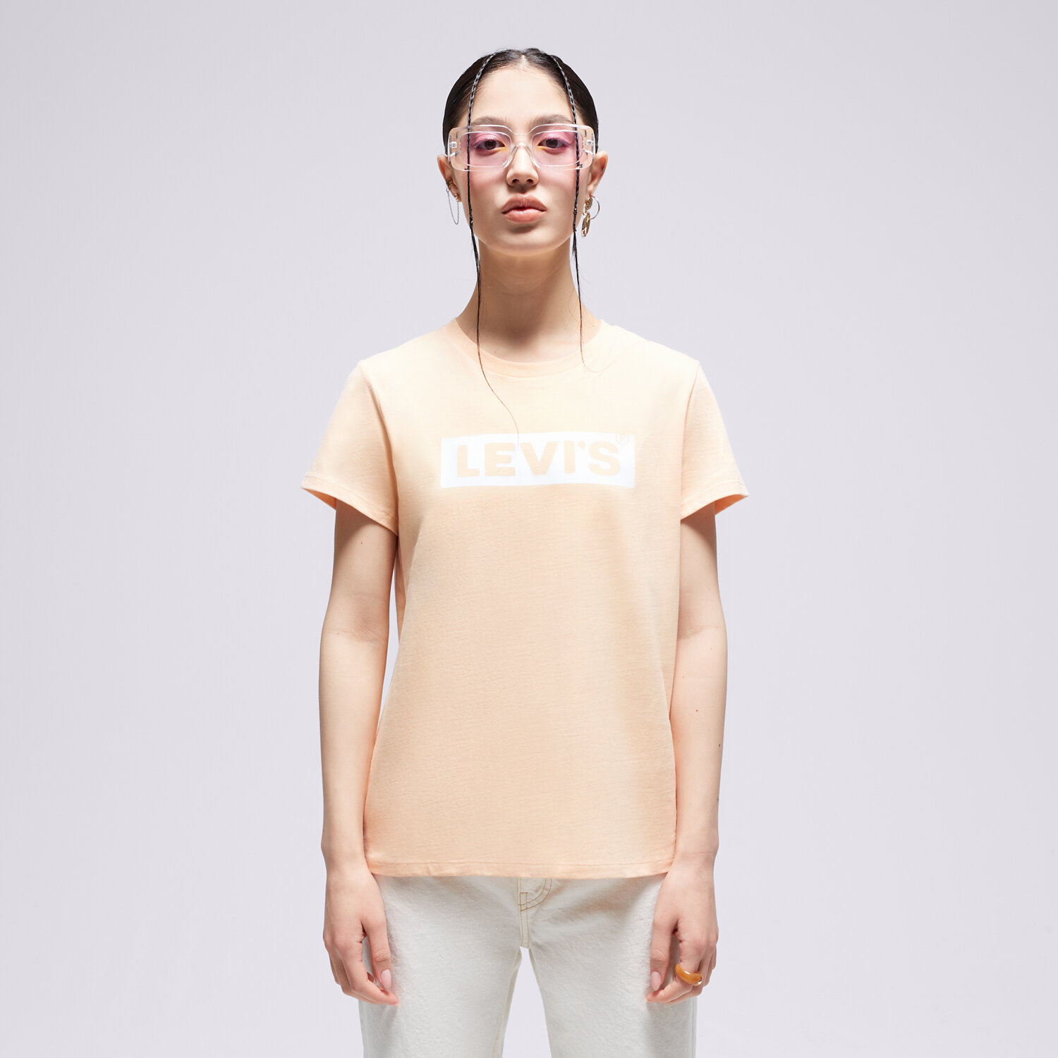 Damen T-Shirt LEVI'S T-SHIRT THE PERFECT TEE NEUTRALS 17369-2246 Gelb