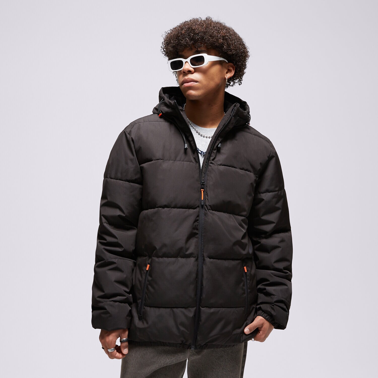 Herren Winterjacke CONFRONT JACKE ESSENTIAL JACKET BLACK CF323KUM18001 Schwarz