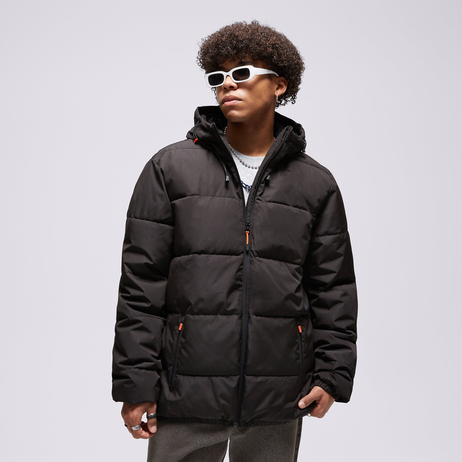 Herren Winterjacke CONFRONT JACKE ESSENTIAL JACKET BLACK CF323KUM18001 Schwarz