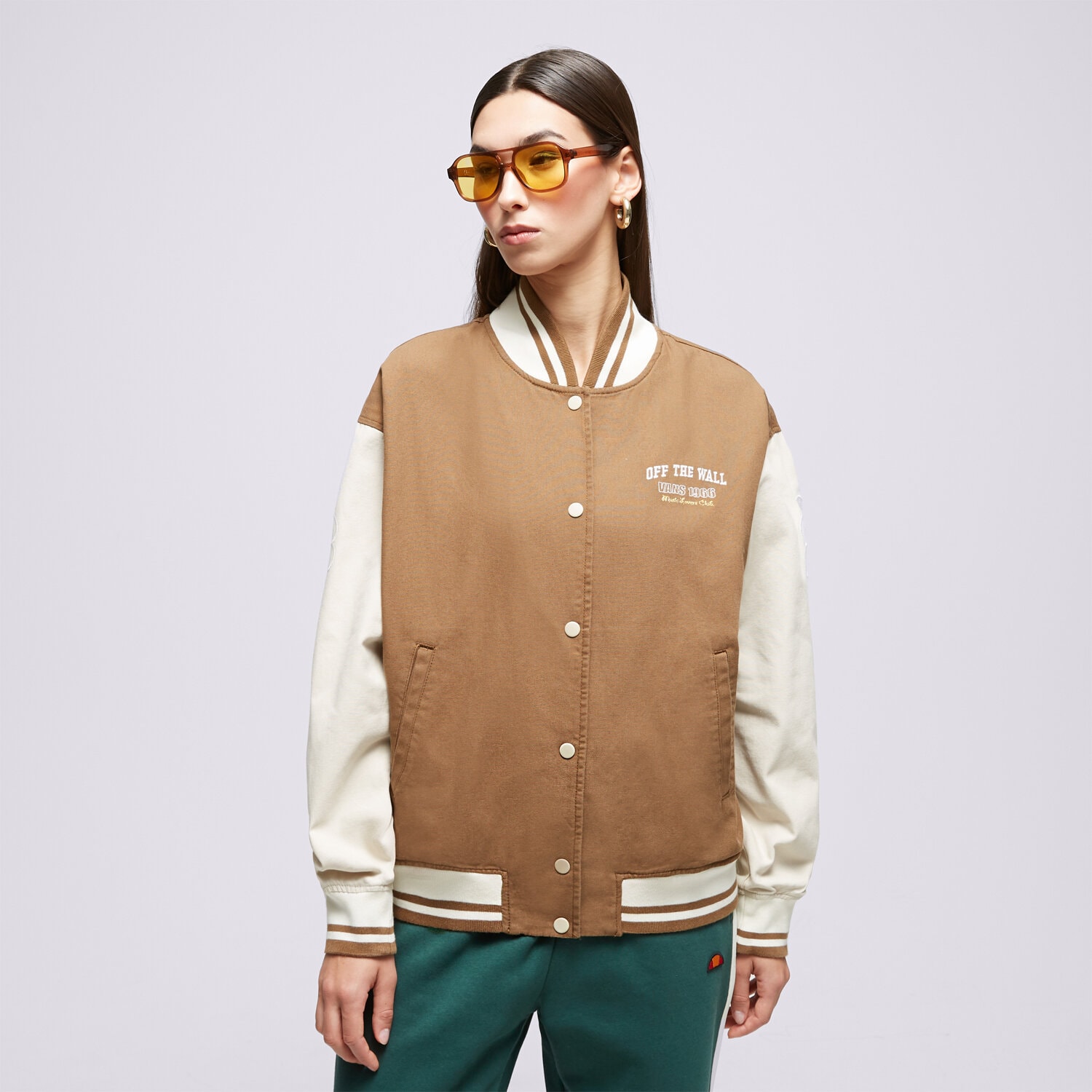 Damen Übergangsjacke VANS JACKE MUSIC LOVERS CLUB VN0007580E01 Braun