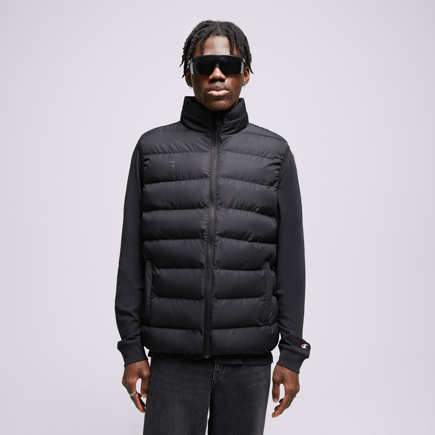 Herren Weste CONFRONT WESTE ESSENTIAL VEST BLACK CF323KAM03001 Schwarz