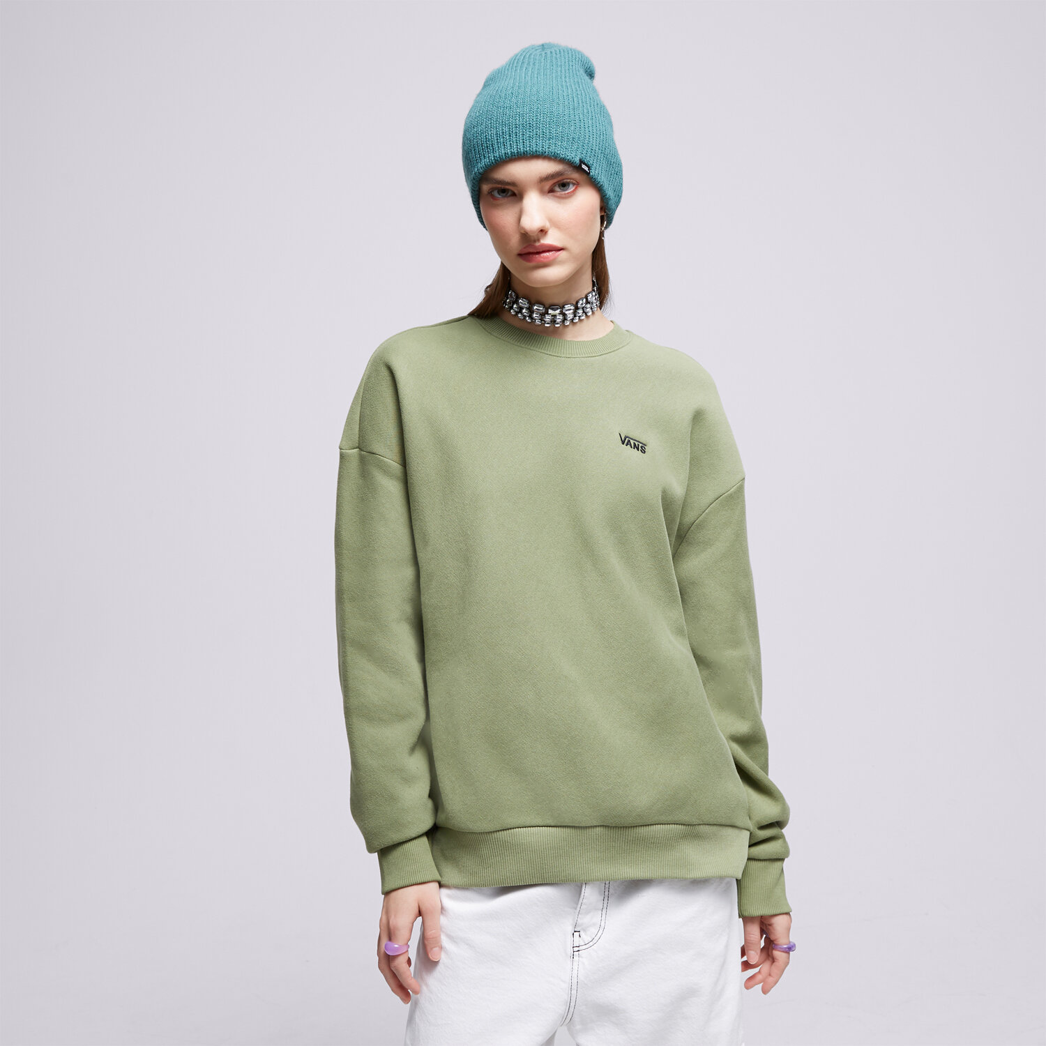Damen VANS SWEATSHIRT COMFYCUSH ESSENTIAL CREW VN000A6CZBF1 Grün