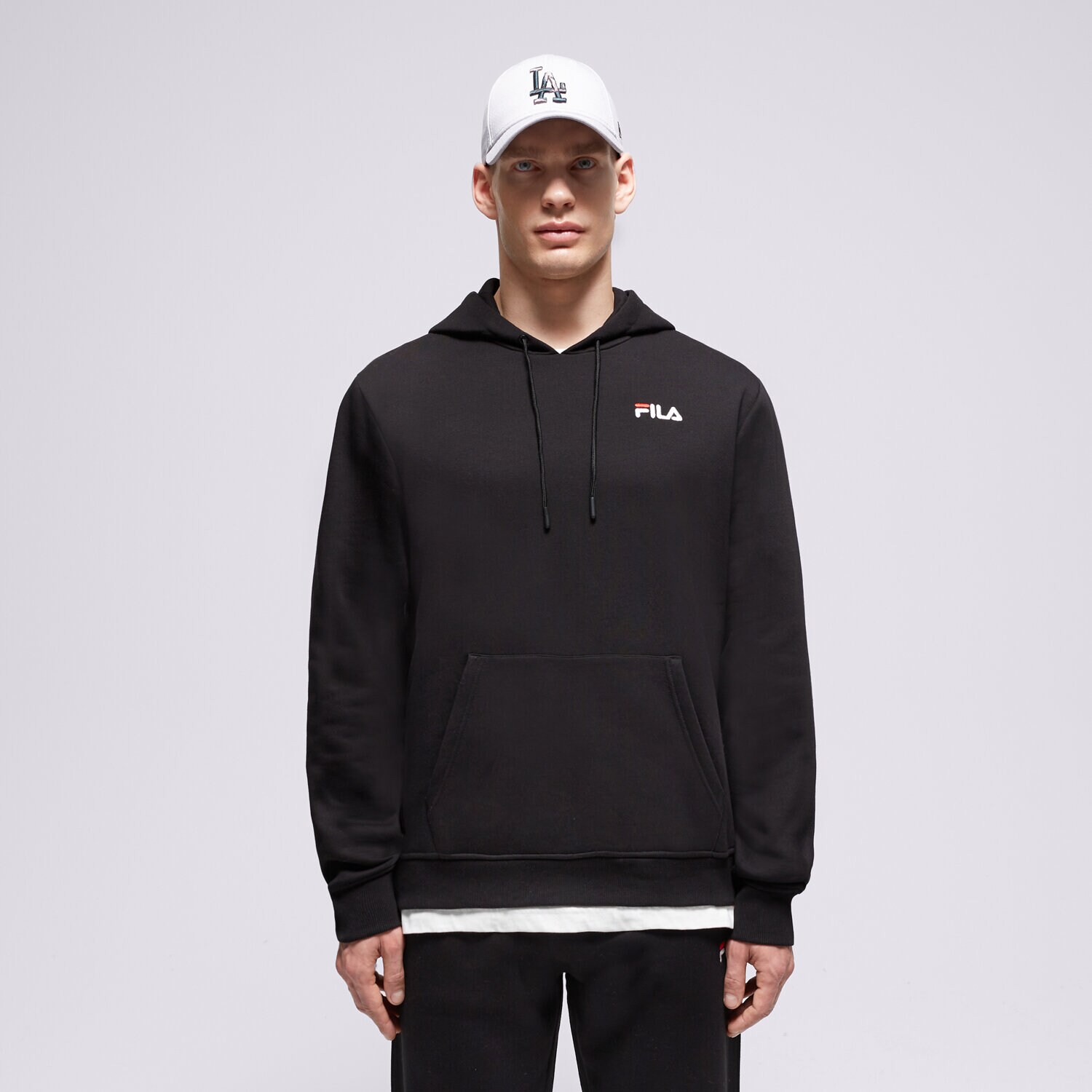 Herren FILA HOODIE RENDER FW23SPM198000 Schwarz