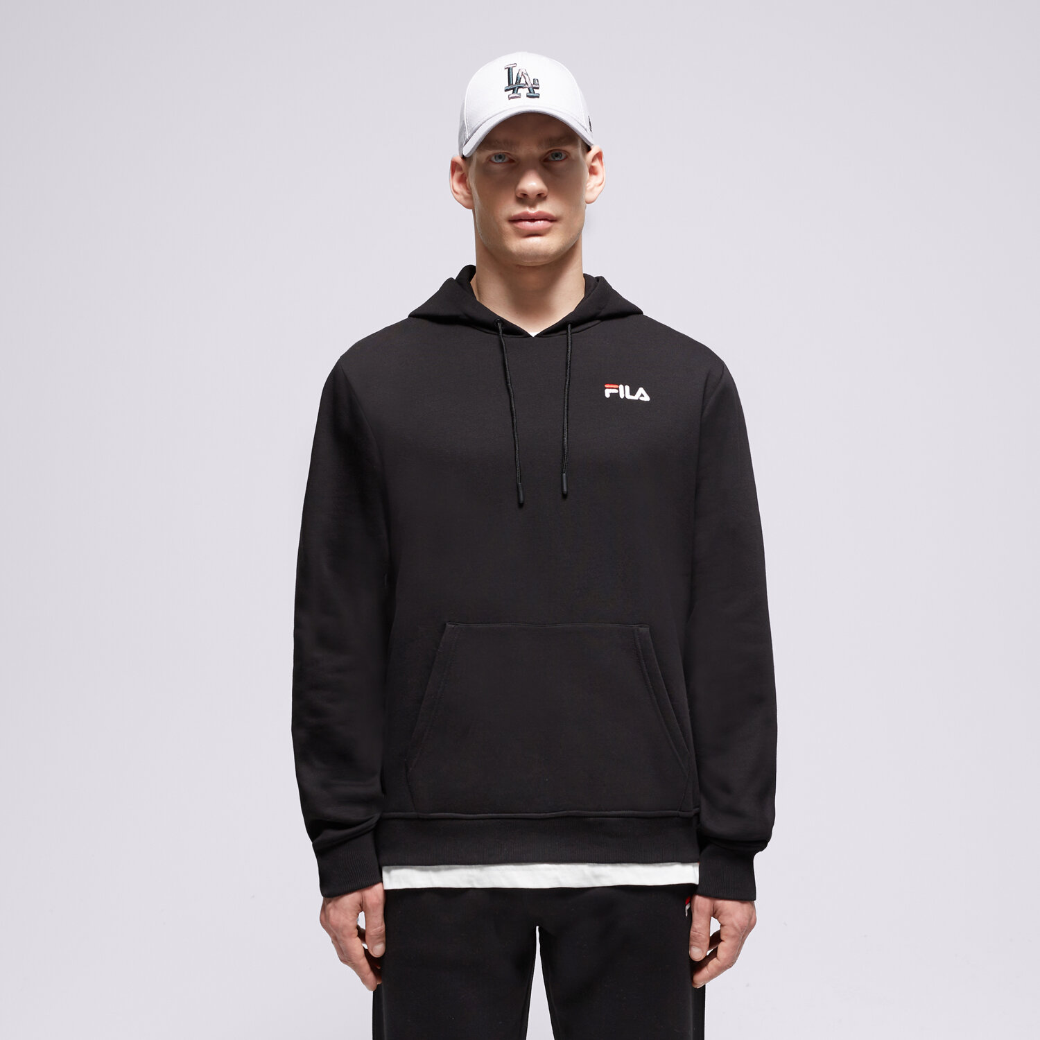 Herren FILA HOODIE RENDER FW23SPM198000 Schwarz