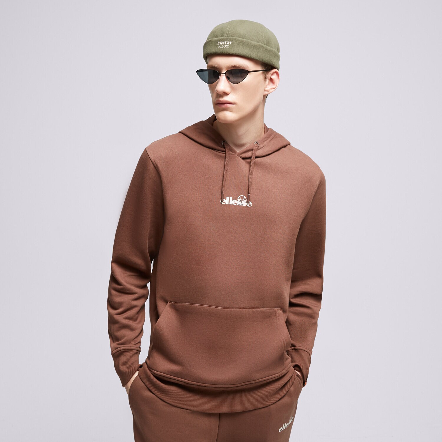 Herren ELLESSE HOODIE PERSHUTA OH HOODY D BRWN SHT16466202 Braun