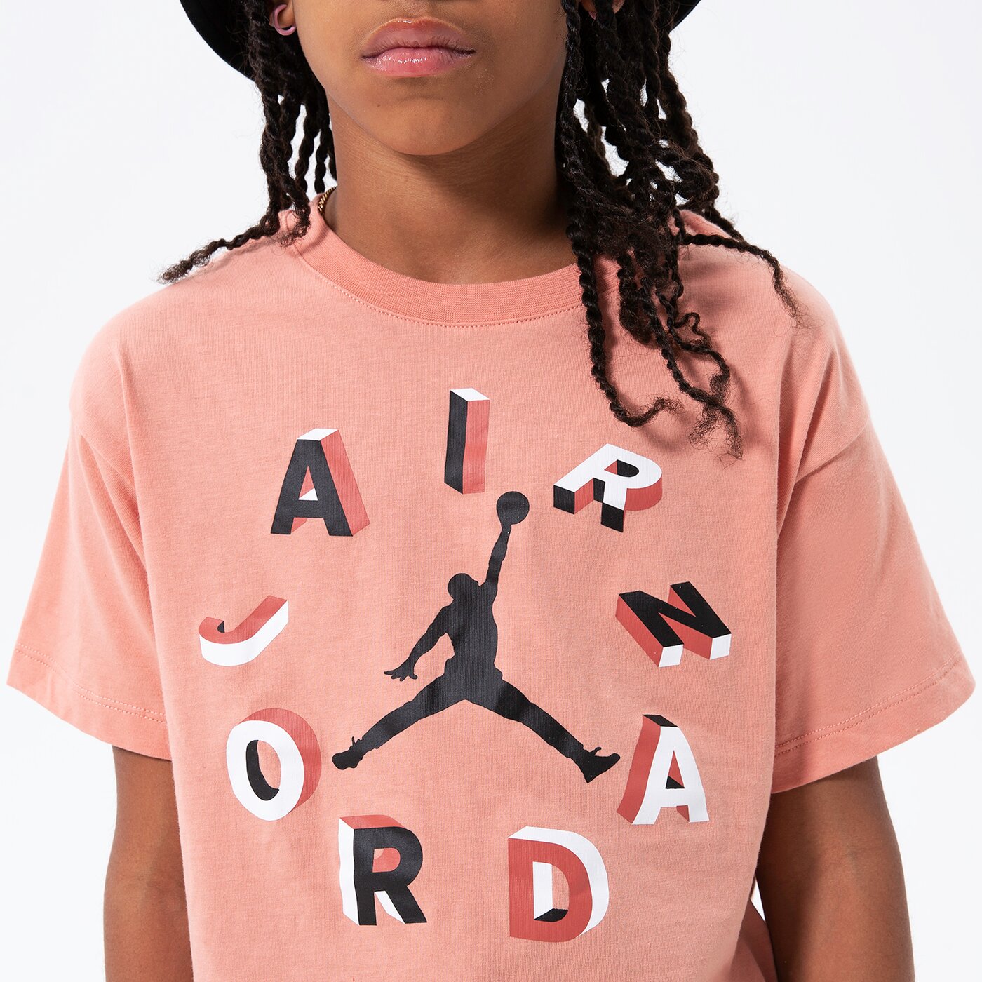 JORDAN TSHIRT AIR JORDAN ROUND UP TEE GIRL 45B536R1O Rosa 15,29