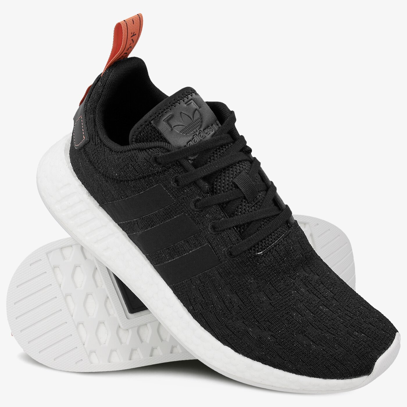 ADIDAS NMD_R2 NMD CG3384 PREMIUM HERRENSCHUHE Turnschuhe Herren Adidas NMD_R2 Primeknit Weiß & Grau Sneaker Herren Damen Sneaker Schuhe billig online kaufen 2019