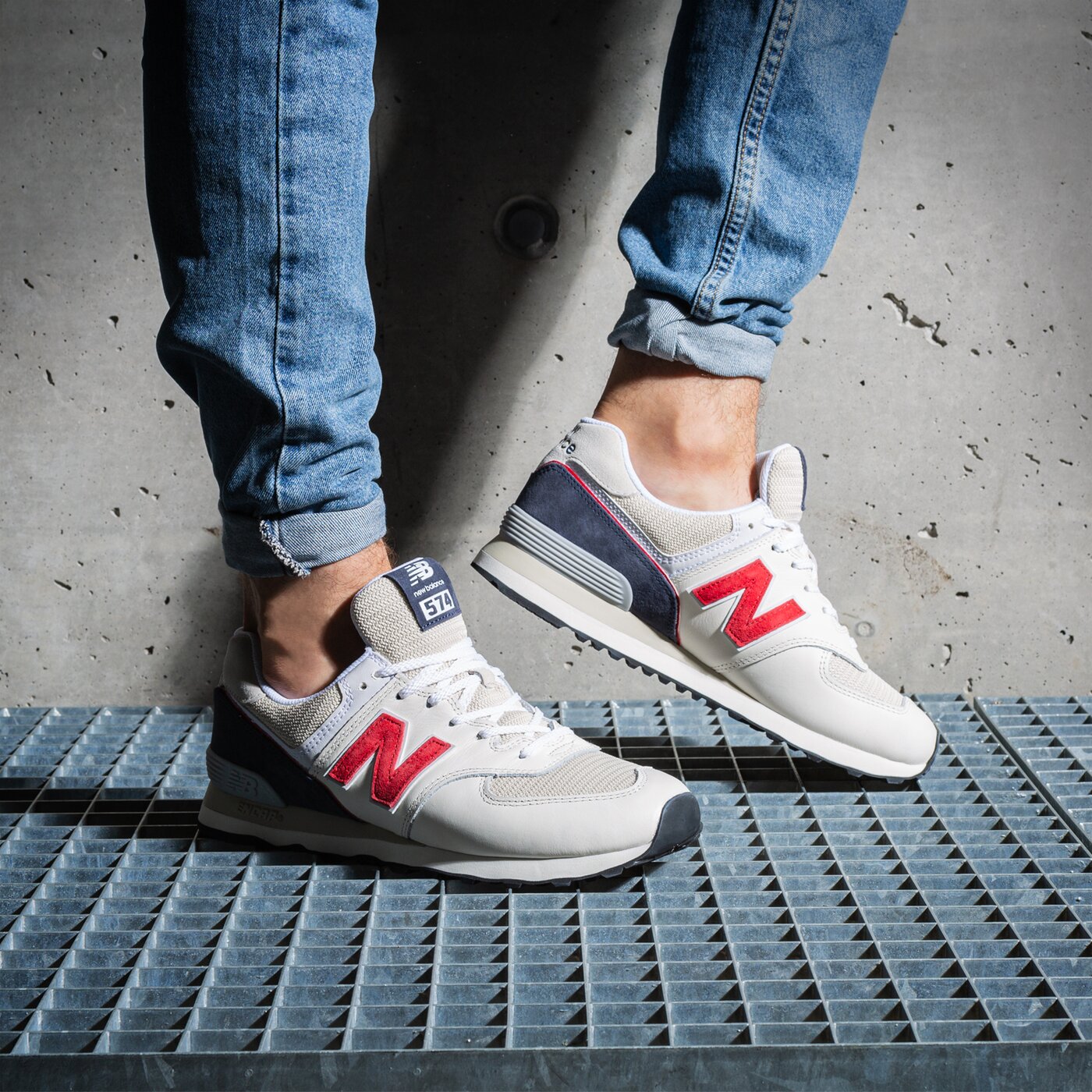NEW BALANCE 574 WEIß ML574WN2 Sizeer.de