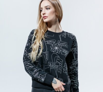 NIKE HOODIE W NSW ICN CLSH FLC AOP TOP CZ1868-010 | SCHWARZ | 31,99 € |  Hoodies und Sweatshirts | Sizeer.de