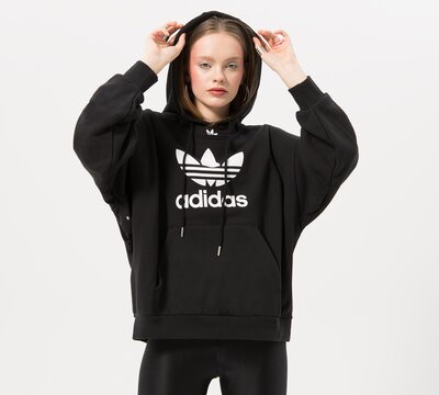 ADIDAS HOODIE TREFOIL HOODIE IC5576 | SCHWARZ | 49,99 EUR | Hoodies und  Sweatshirts | Sizeer.de