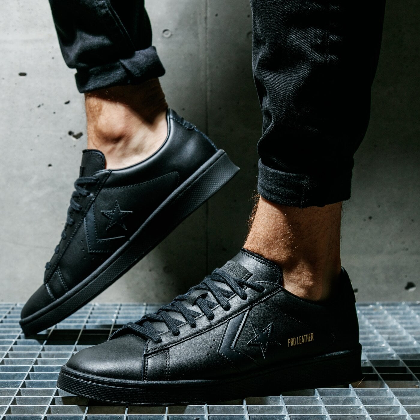 converse leder herren