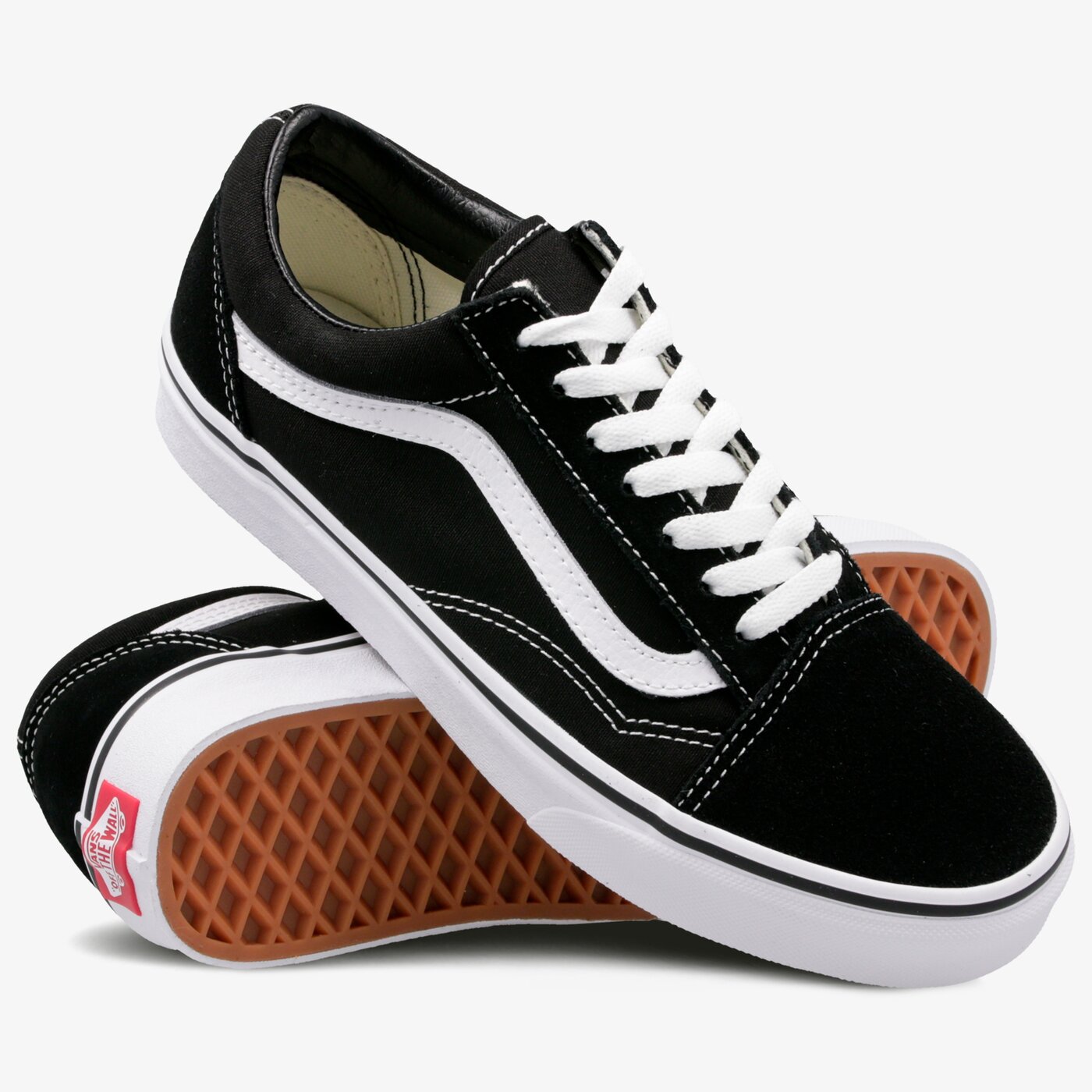 Vans Old Skool VN000D3HY281 Herren Schwarz | Vans Old Skool low black ...