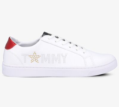 tommy star metallic sneaker