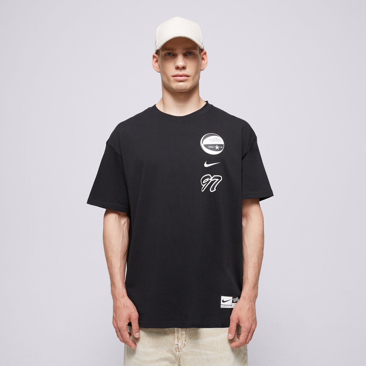 NIKE T-SHIRT M NK TEE M90 SSNL EXP SU24 1 FV8394-010 | SCHWARZ 