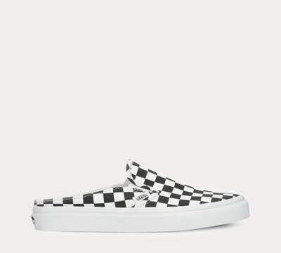 Vans leather 2024 slip on mule