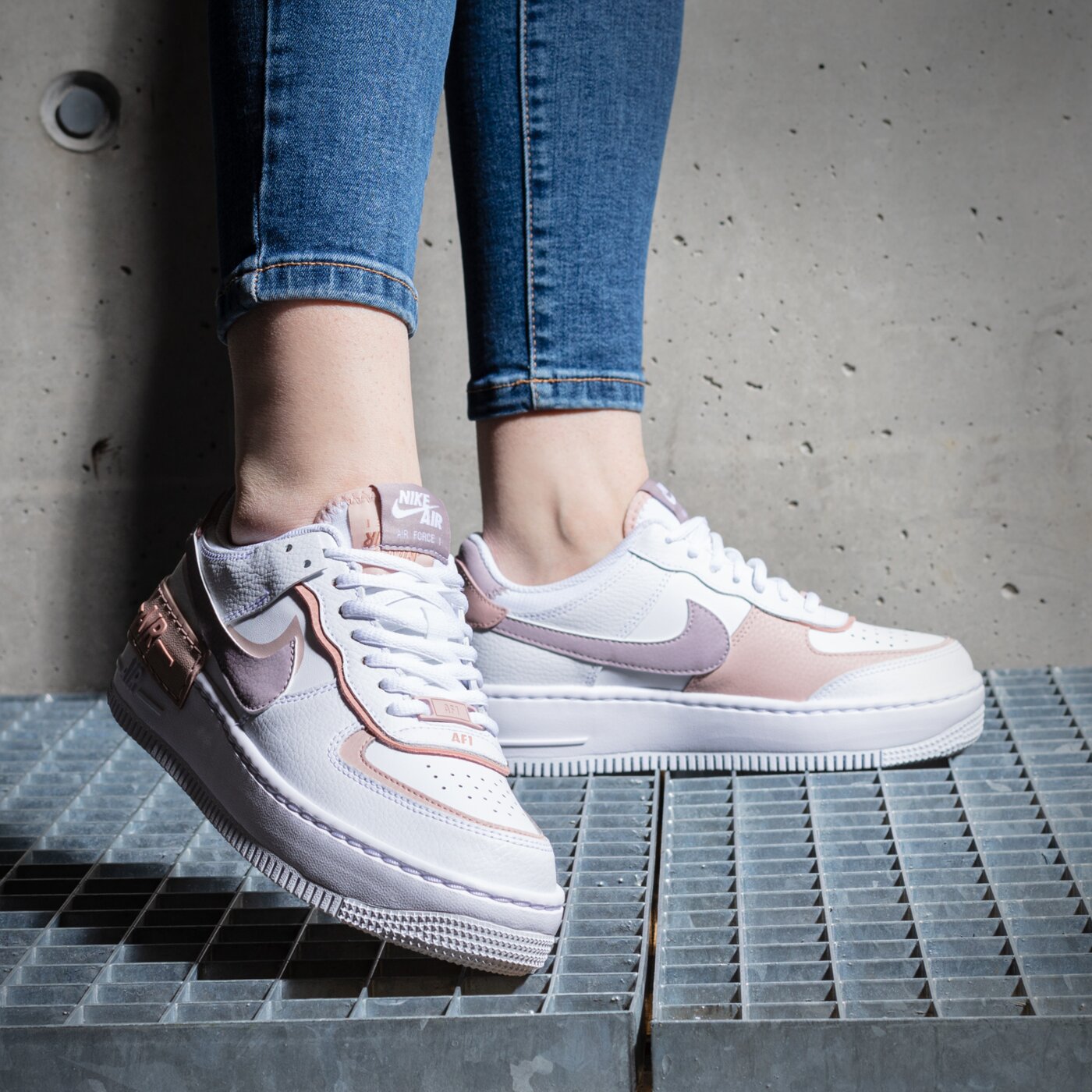 Nike Air Force 1 Shadow Damen Weiß NIKE AIR FORCE 1 SHADOW CI0919-113 | WEIß | 67,99 EUR | Sneaker | Sizeer.de